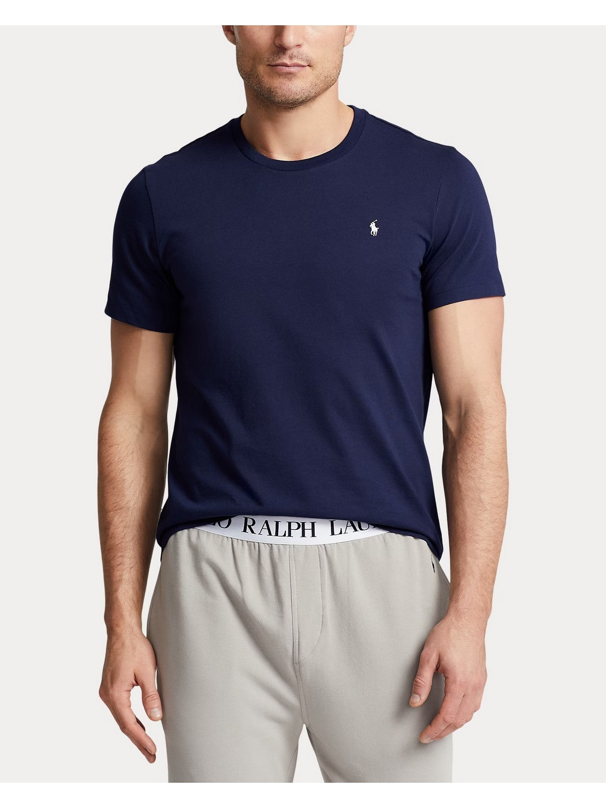 POLO RALPH LAUREN T-shirt Uomo S/S CREW-SLEEP-TOP 714844756 002 CRUISE NAVY gioboutiqueweb