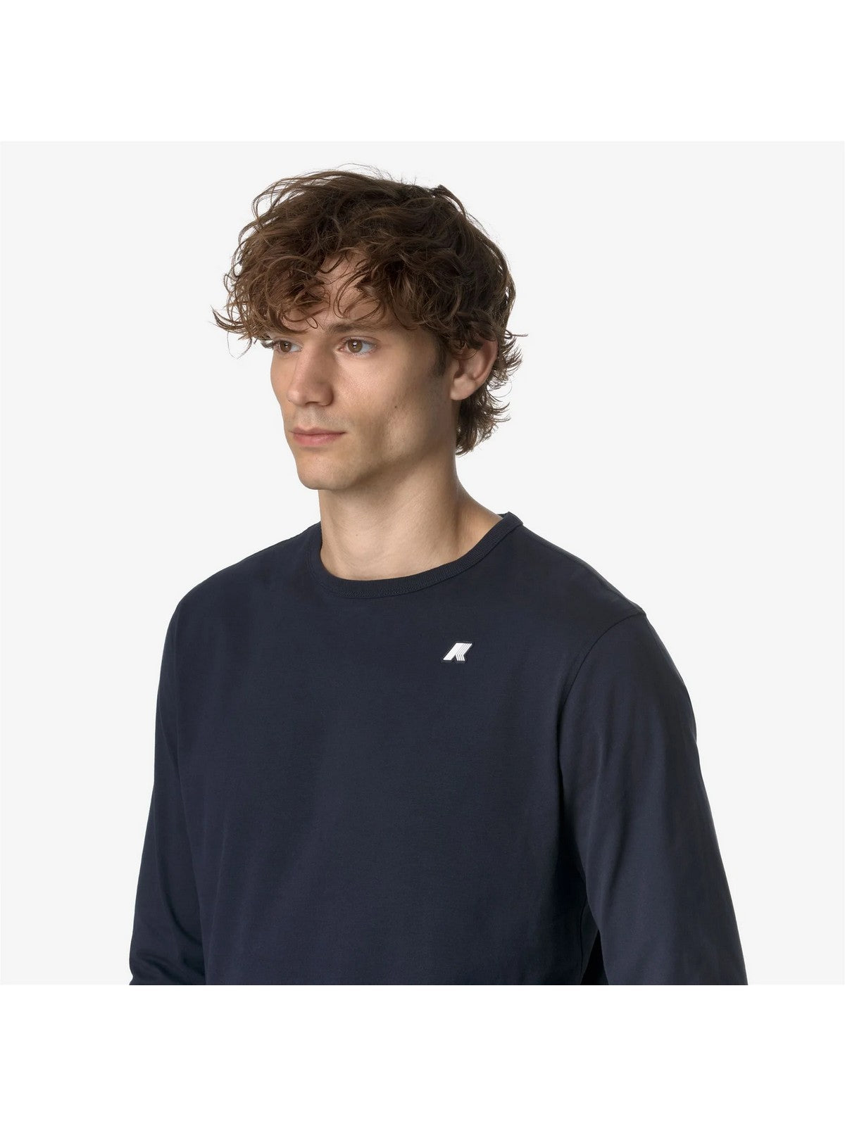 K-WAY T-Shirt e Polo Uomo ELMER JS PEACH K8136DW K89 BLUE DEPTH gioboutiqueweb