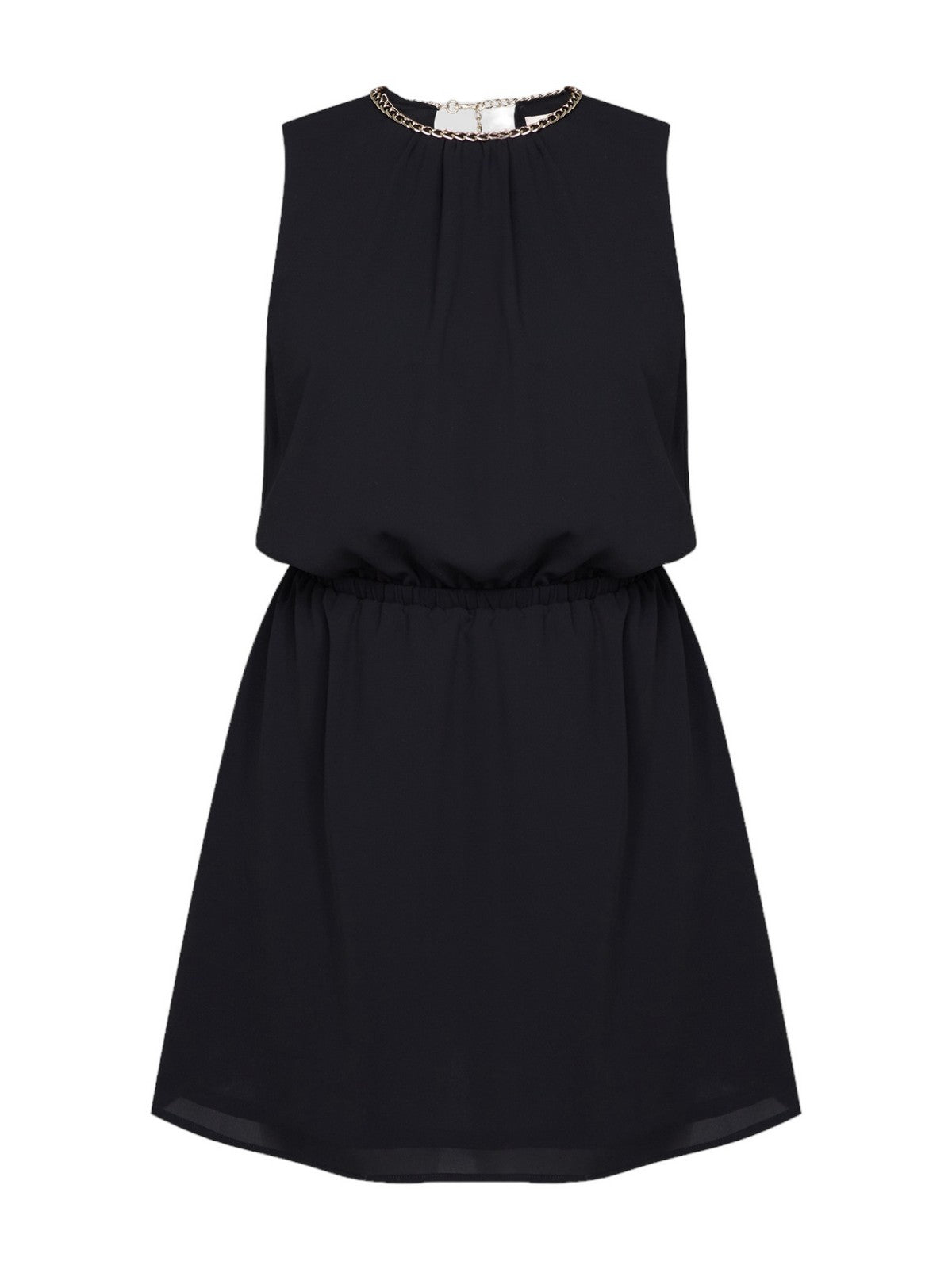 LIU JO WHITE Abito Donna MA4192T4434 22222 Nero gioboutiqueweb