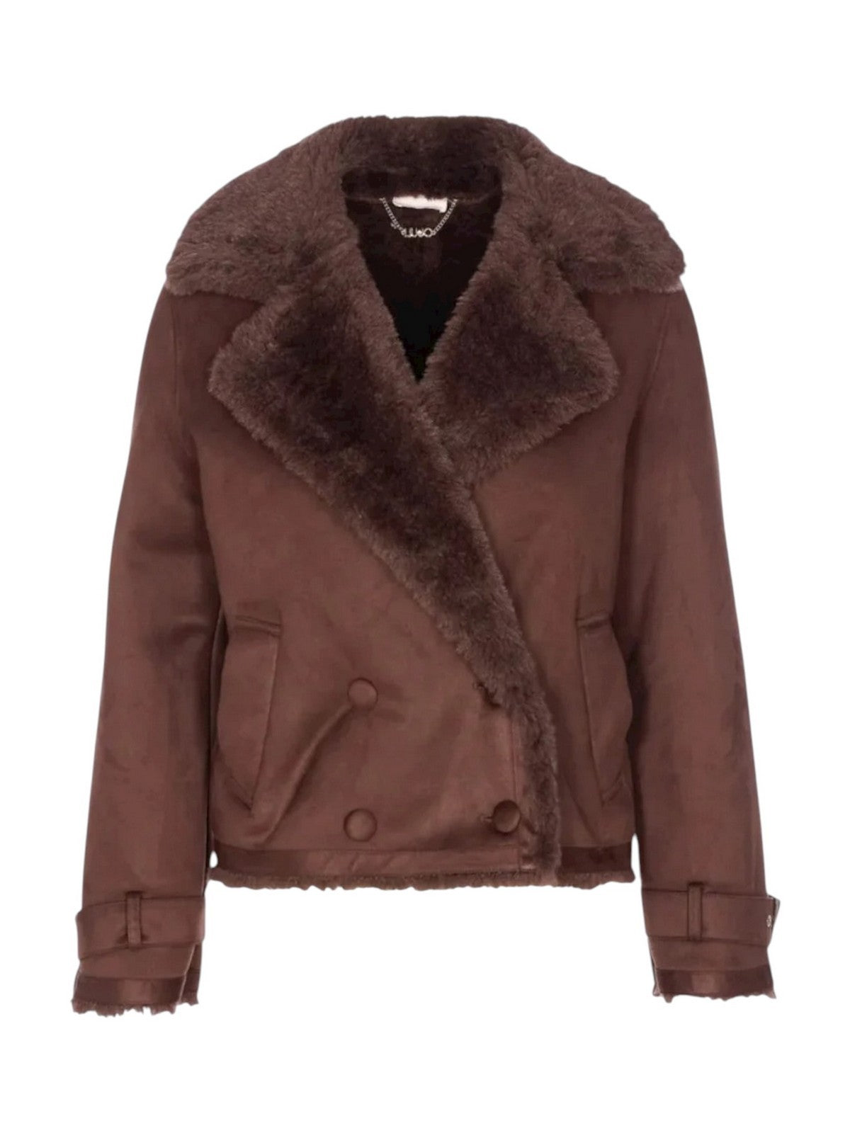 LIU JO WHITE Giubbino Donna MF5334E0911 90915 CIOCCOLATO