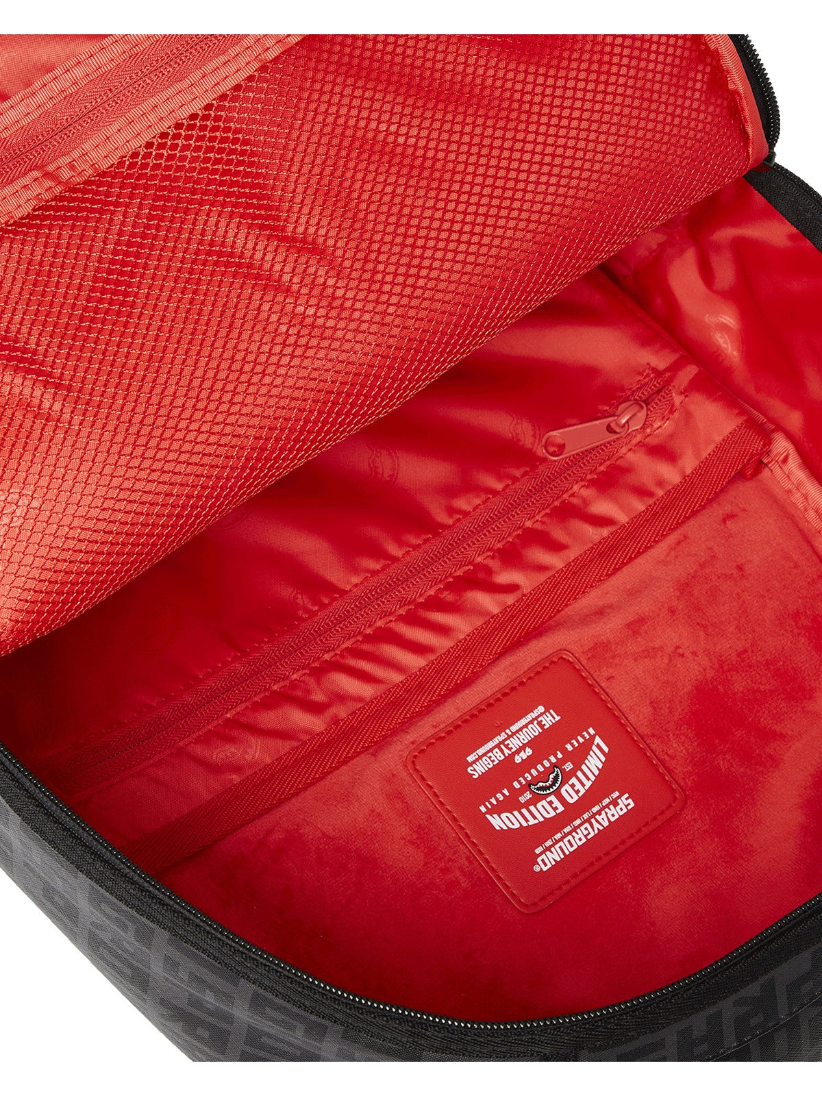 SPRAYGROUND Zaino Uomo SHARK CENTRAL SPLIT INFINITY DLXSV BACKPACK 910B6249NSZ Nero gioboutiqueweb