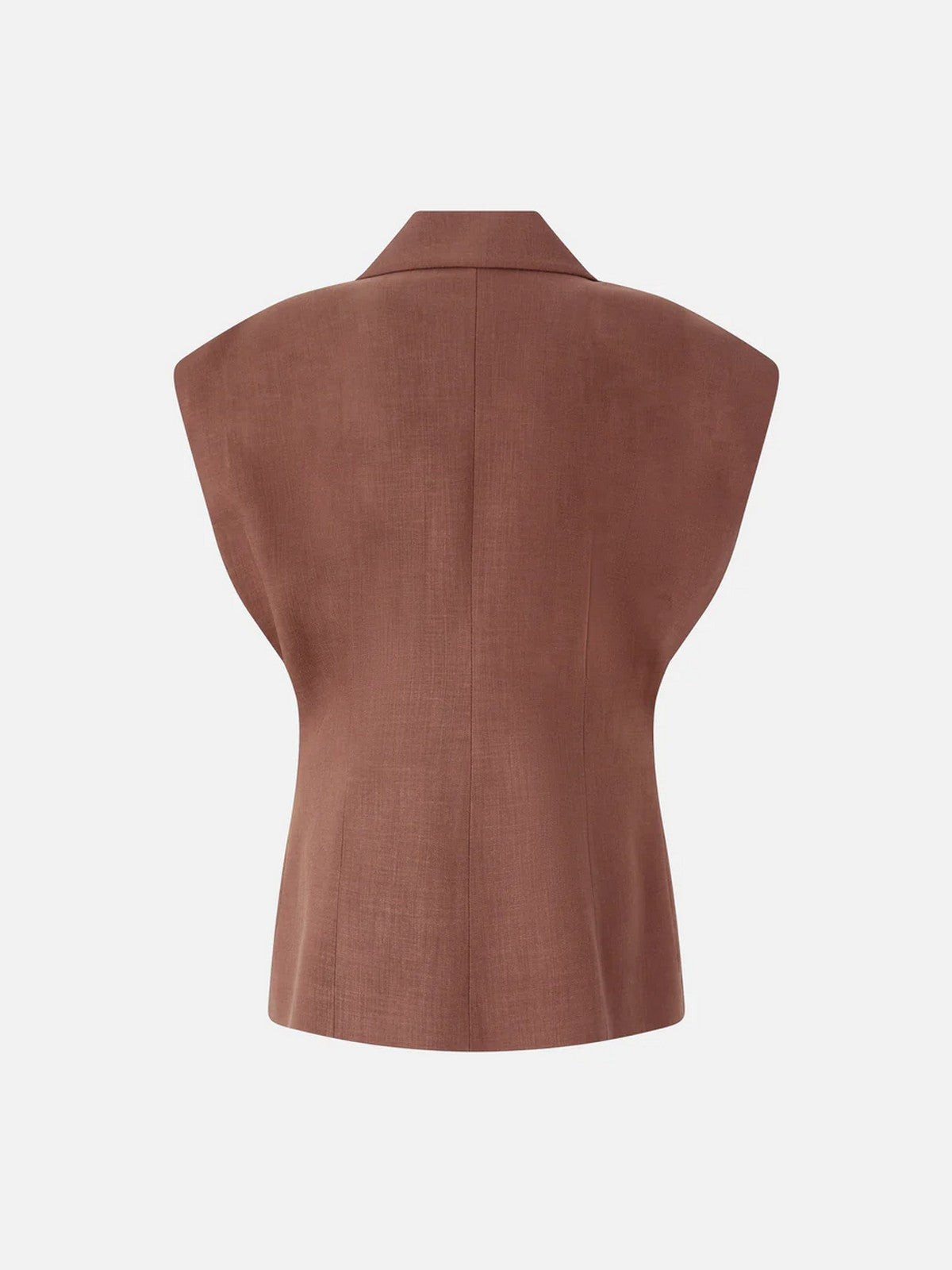 PINKO Gilet Donna FLOELLA GIACCA FRISOTTINO 106509-A2W6 L78 MARRONE TERRA X PIANTE