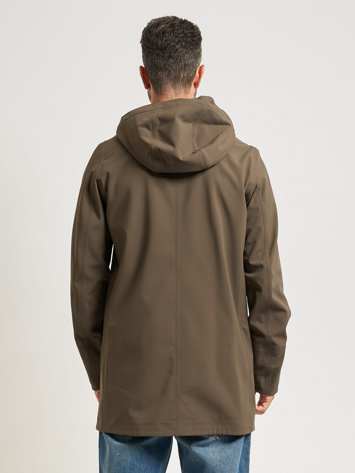 K-WAY Giubbino Uomo Marlyn bonded K7126UW B3A Black Olive - Blue D