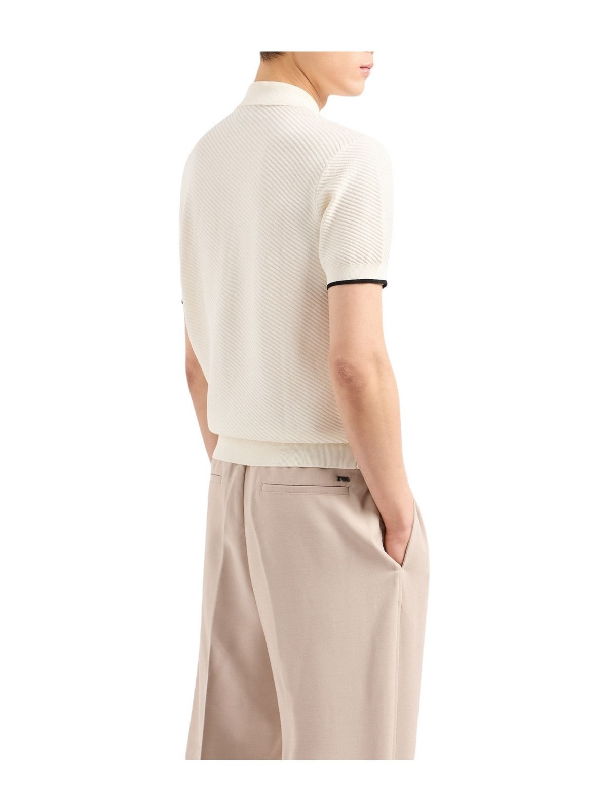 EMPORIO ARMANI T-Shirt e Polo Uomo 3D1MXM 1MPGZ F110 Bianco