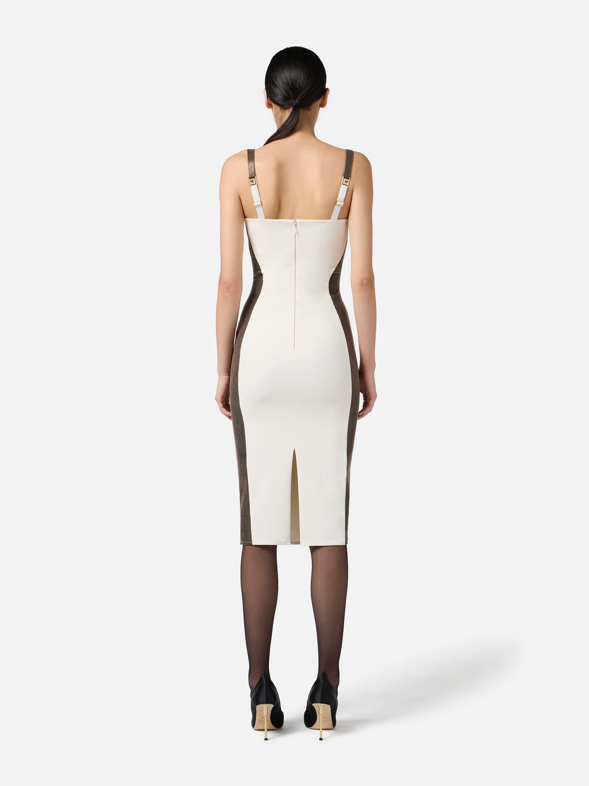 ELISABETTA FRANCHI Abito Donna AB83857E2 EP5 MILK/LIZARD