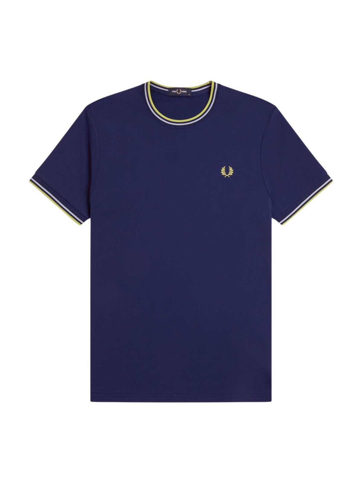 FRED PERRY T-shirt Uomo FP-M1588V 83B FRENVY/DSKBL/CIT