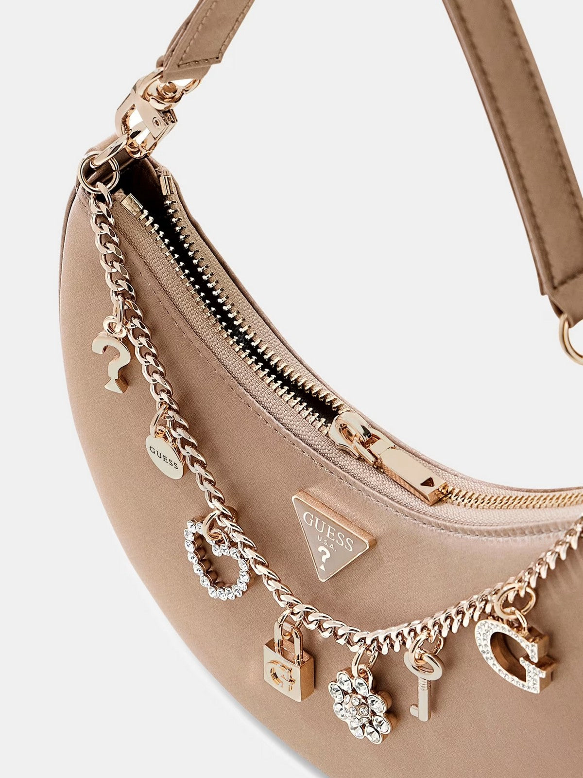 GUESS Borsa Donna TASMIN MINI SHOULDER BAG HWES99 31720 CHA CHAMPAGNE