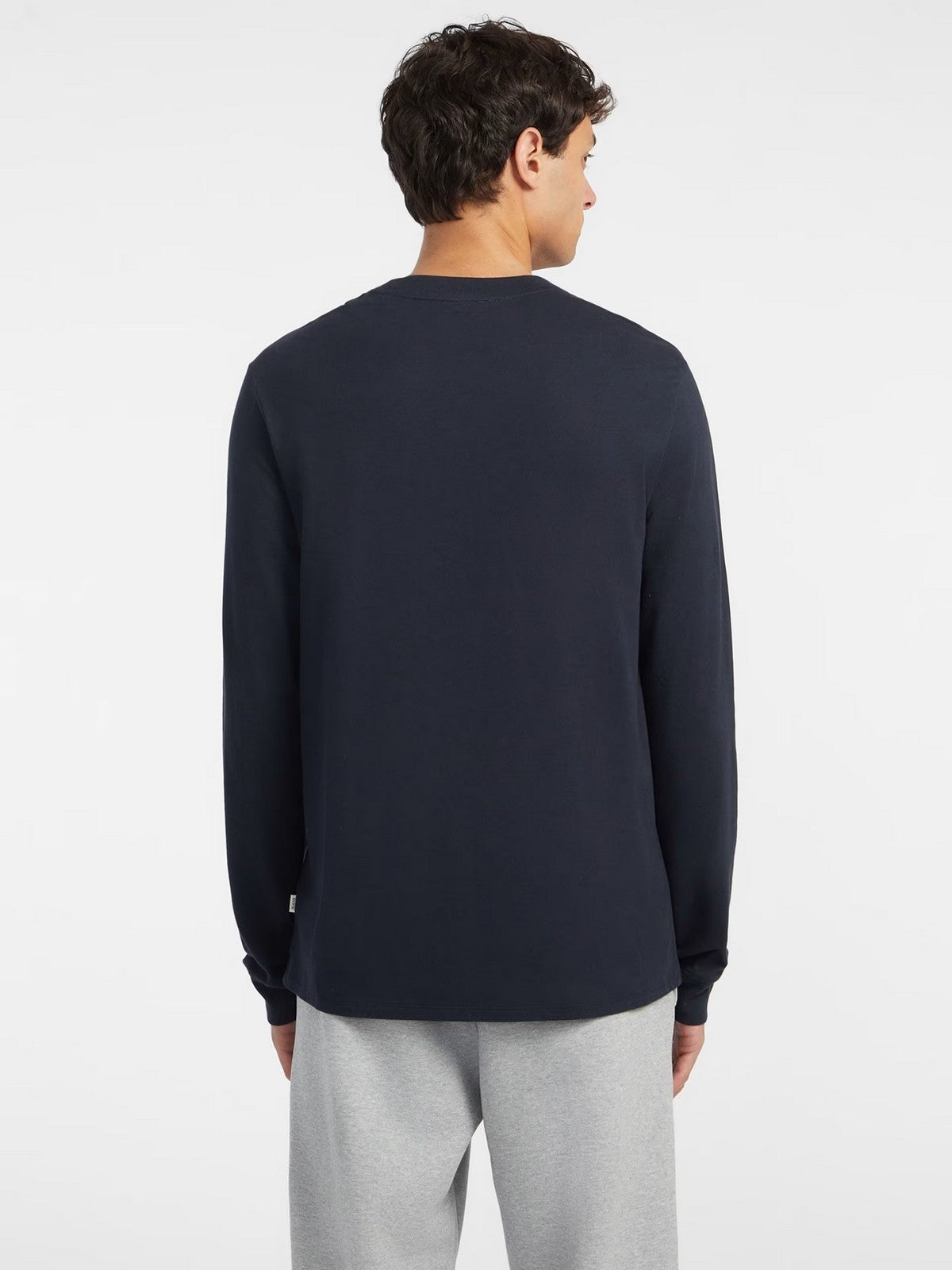 GUESS T-shirt Uomo GJ LS CN SLIM AMERICAN TR TEE M4YI54 K8HM0 A71W DARING OCEAN