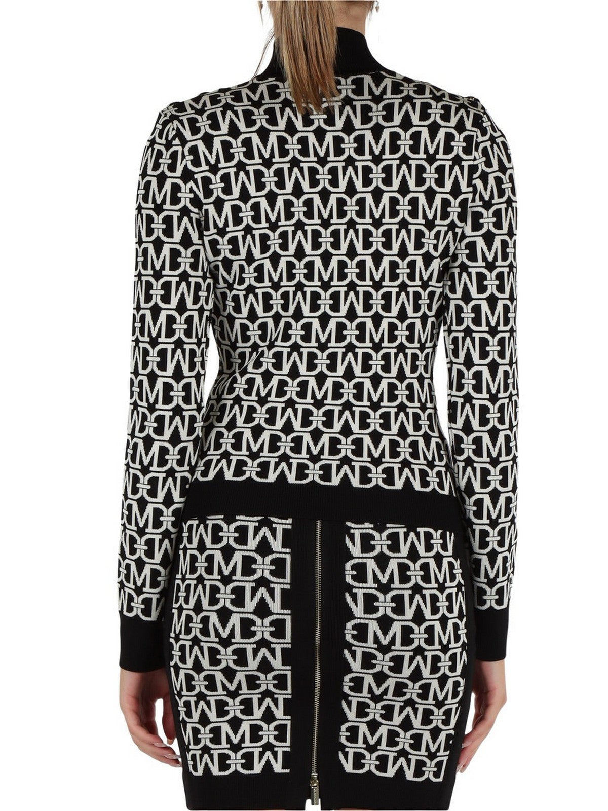 MARCIANO Maglione Donna Mati Allover Jacquar 4YGR20 5036Z FJ42 Nero gioboutiqueweb