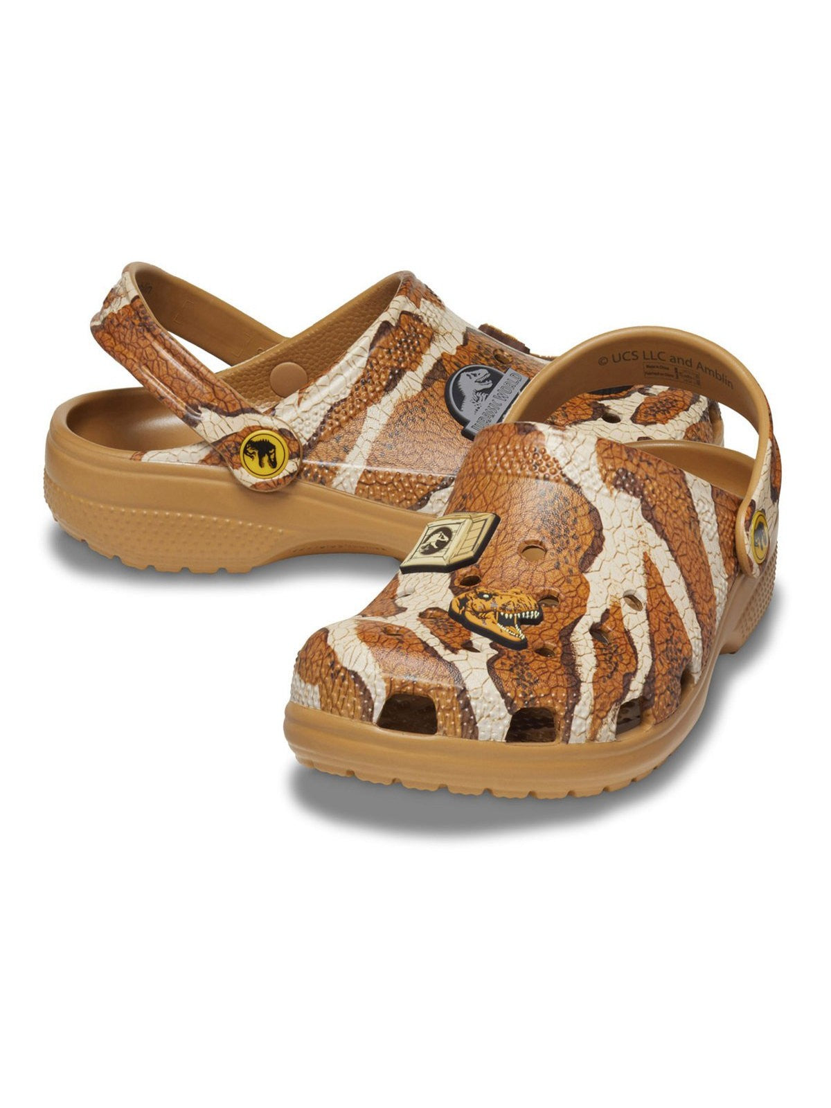 Crocs Ciabatta Children and Teenagers Jurassic World Classic Clog K 208808 202 Marrone