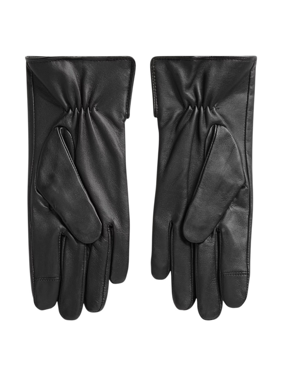 LAUREN RALPH LAUREN Guanti Donna LTHR BUT GLV-GLOVE 454833083 001 BLACK