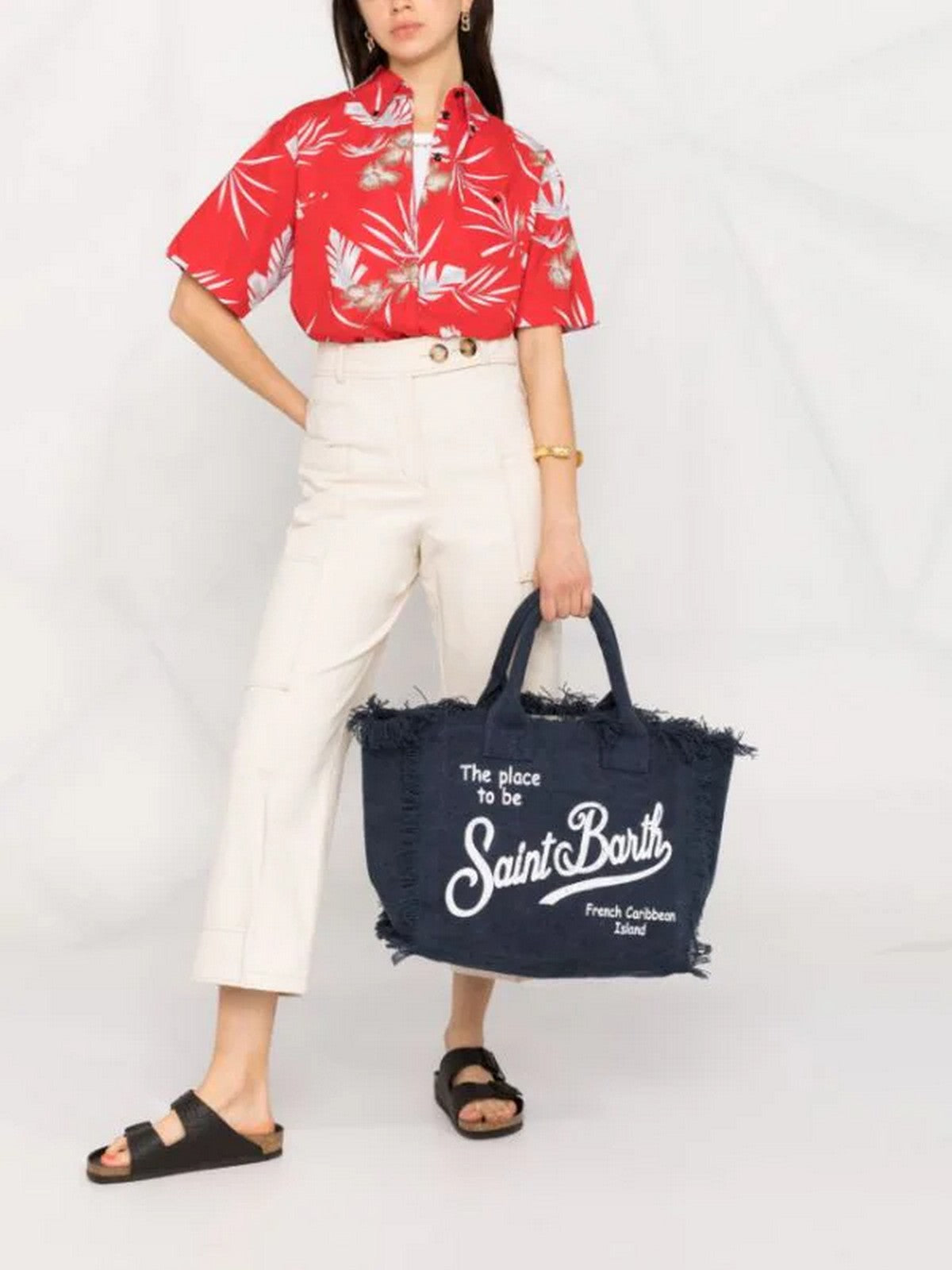 Mc2 Saint Barth Woman Vanity Blue Women's Bag Blue