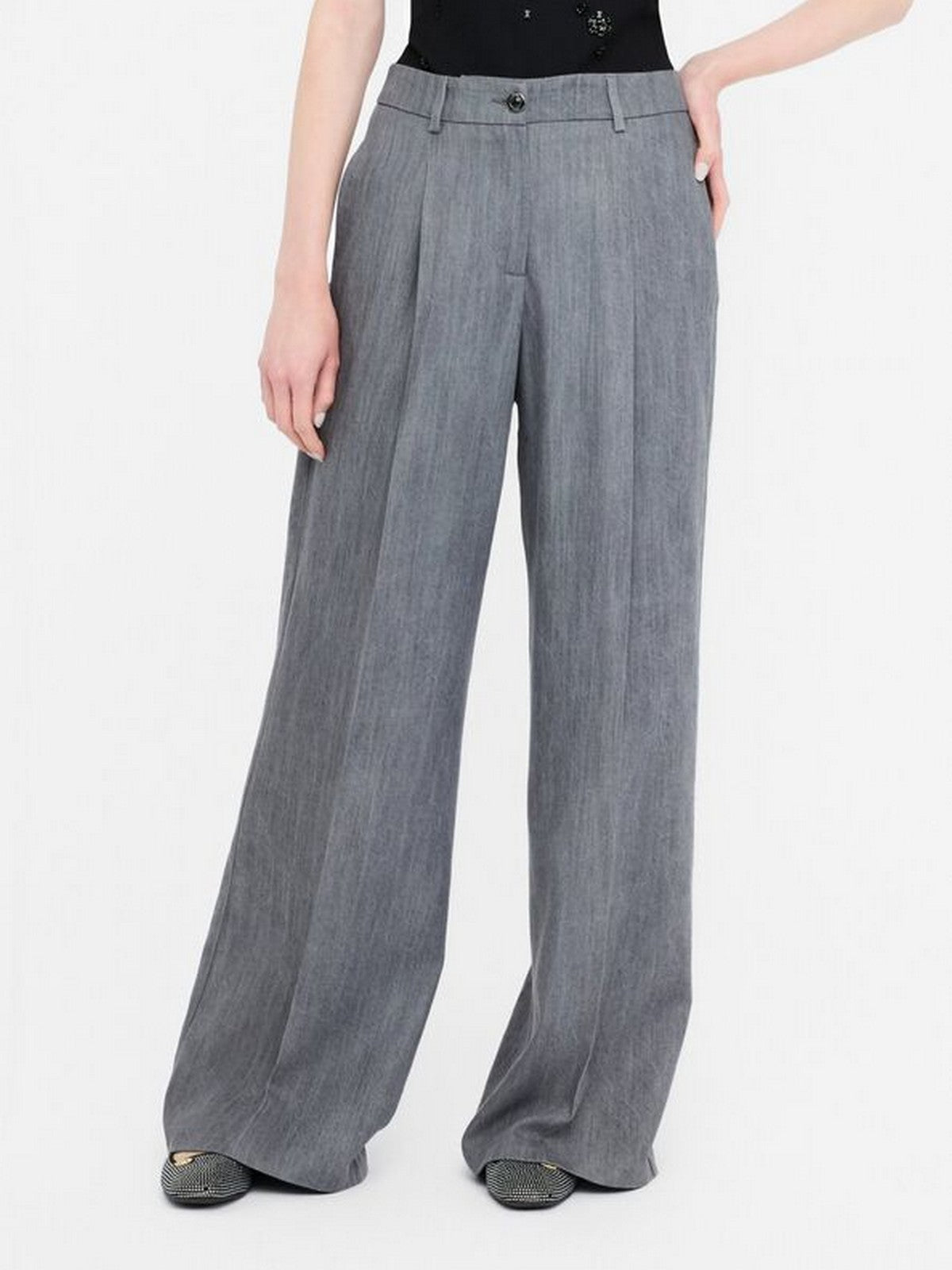 LIU JO BLUE DENIM Pantalone Donna UF5144D0266 87457 Den.Grey tailoring w