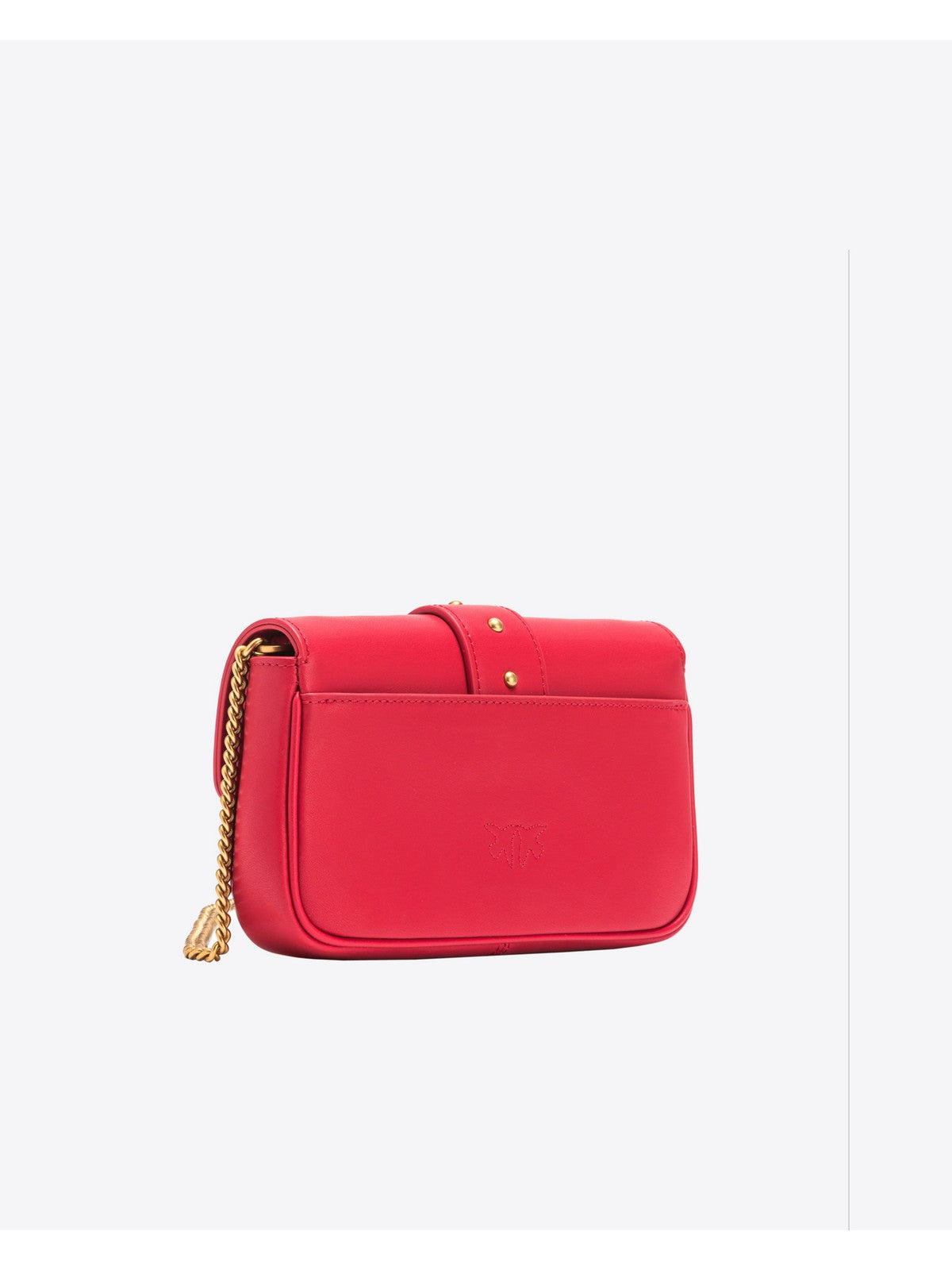 PINKO Borsa Donna Love One Pocket C Vitello Seta 100061-A0F1 R30Q Rosso gioboutiqueweb