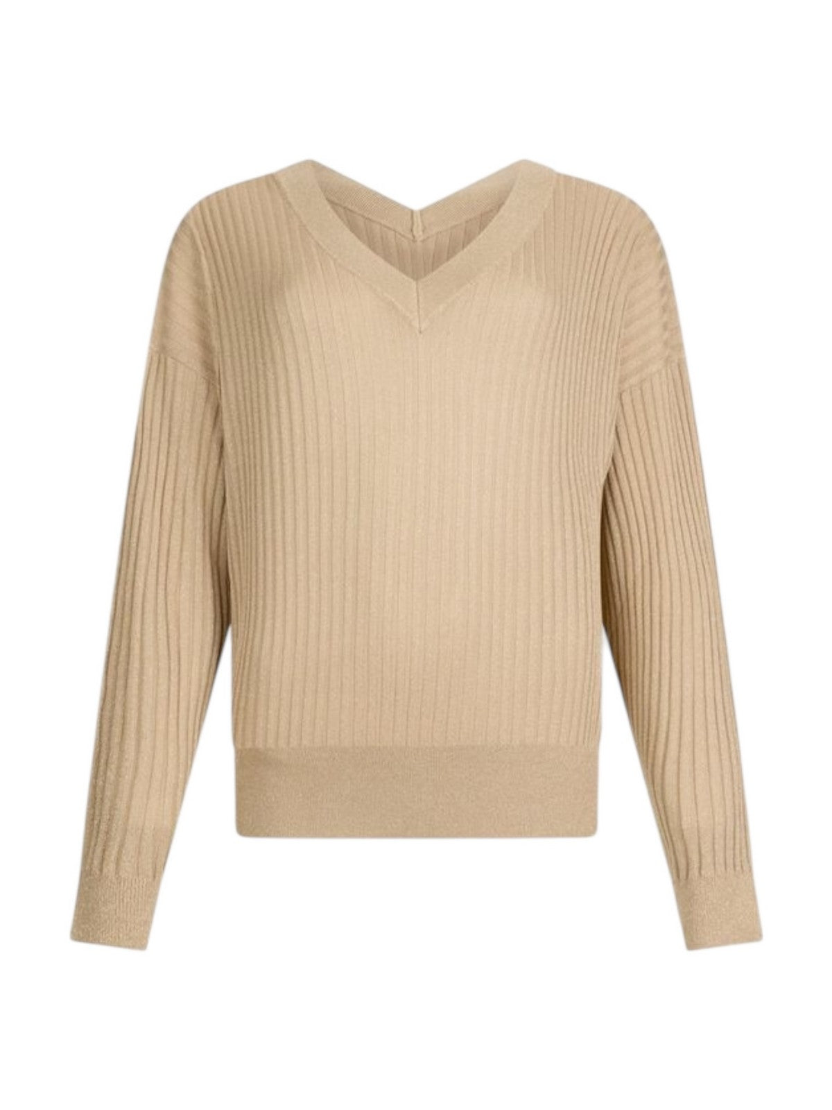 LIU JO WHITE Maglione Donna MF5390MS46J 04869 Oro metallizzato