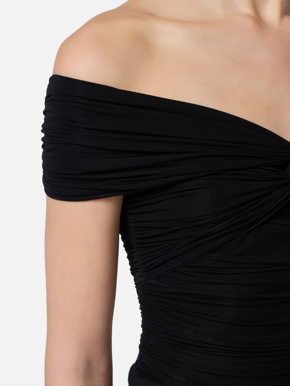 ELISABETTA FRANCHI Top Donna TO03852E2-110 Nero gioboutiqueweb