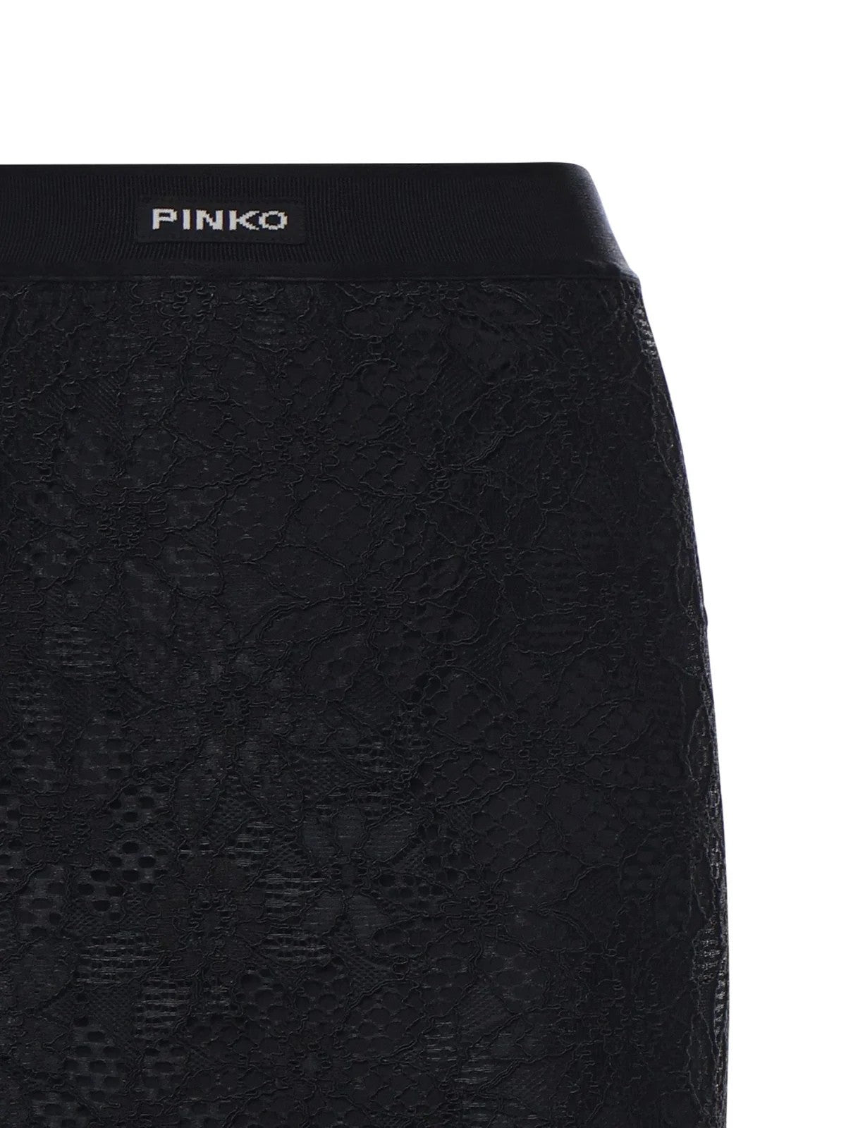 PINKO Gonna Donna HARMONIE GONNA PIZZO REBRODE 106664-A381 Z99 NERO LIMOUSINE
