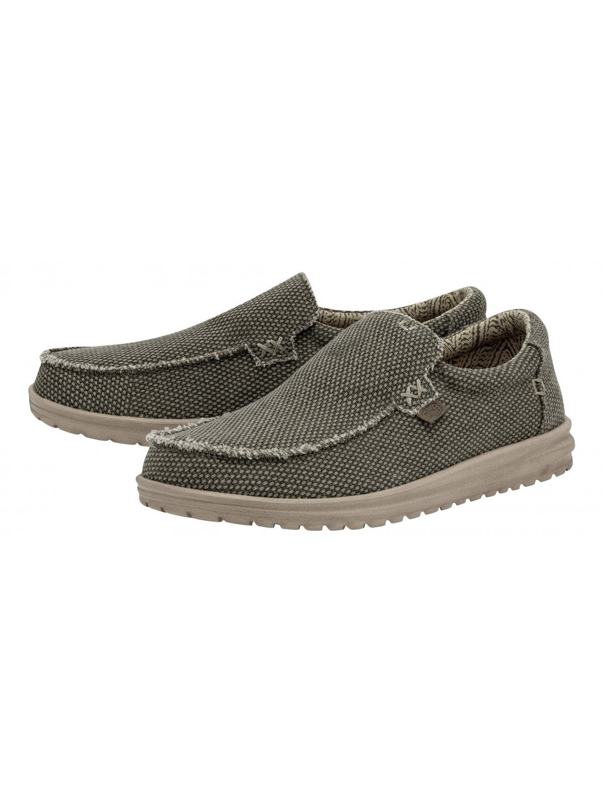 HEY DUDE Mocassino Uomo Mikka Braided HD.40124 3VE Verde gioboutiqueweb