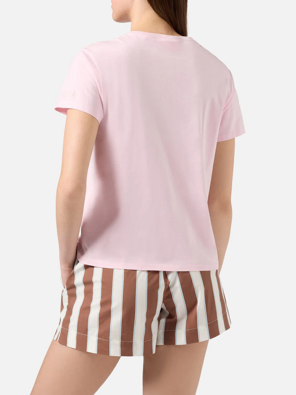 MC2 SAINT BARTH T-shirt Donna EMILIE 01041L GIRANO PALE 20 CHARM EMB