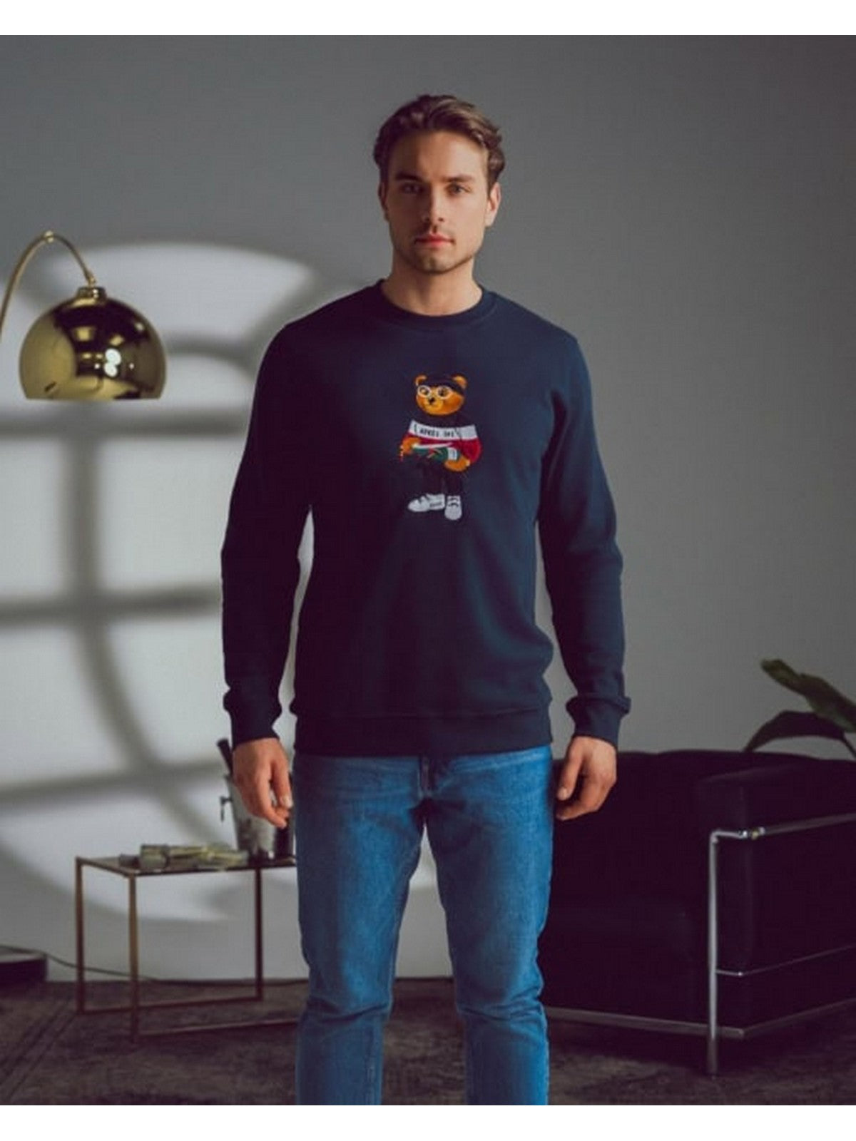 BARON FILOU Felpa Uomo PULLOVER FILOU CV Blu gioboutiqueweb