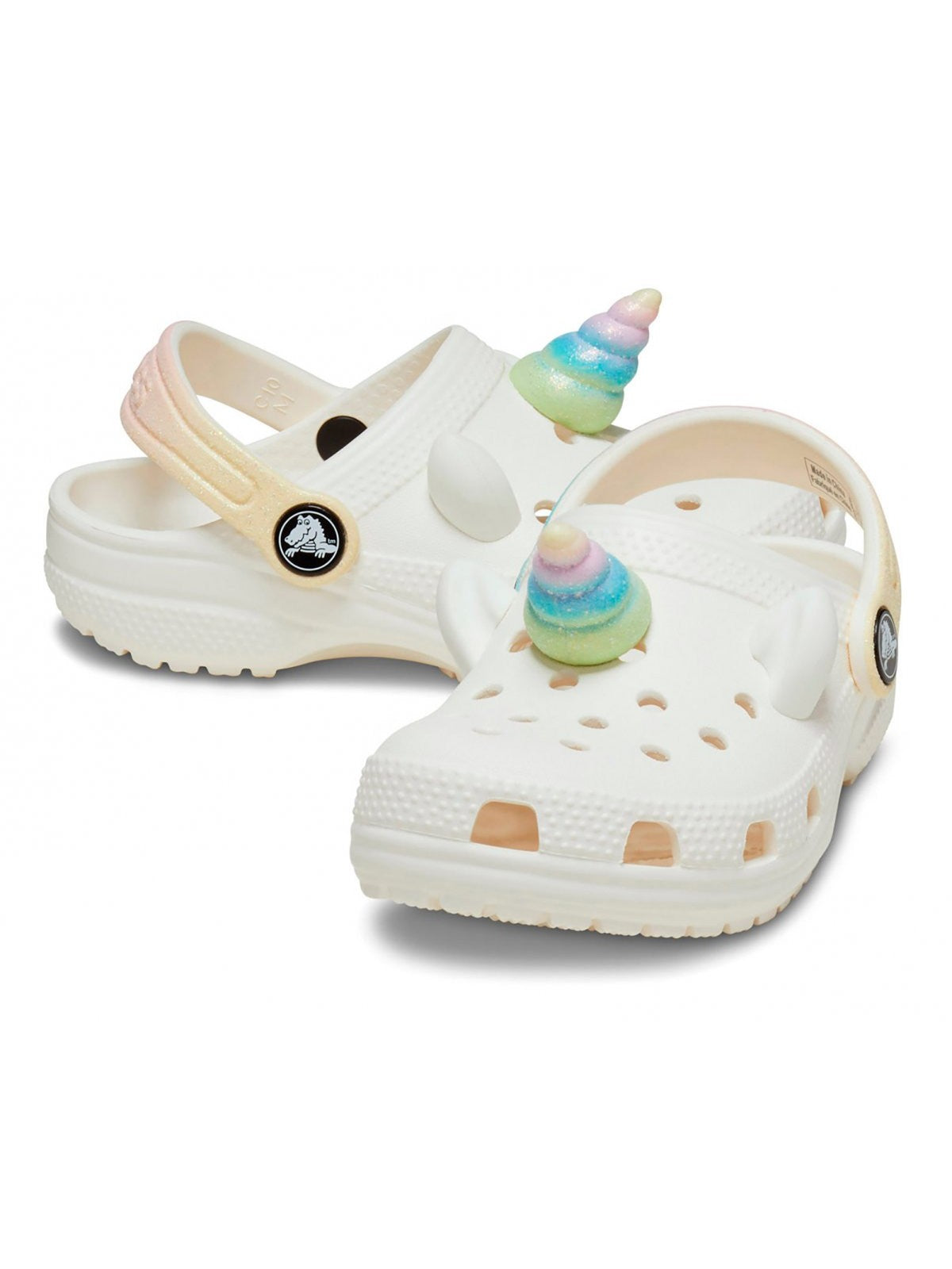 CROCS Ciabatta Bambine e ragazze Cls IAM Rainbow Unicorn Clog T 209701 0WV CHALK gioboutiqueweb