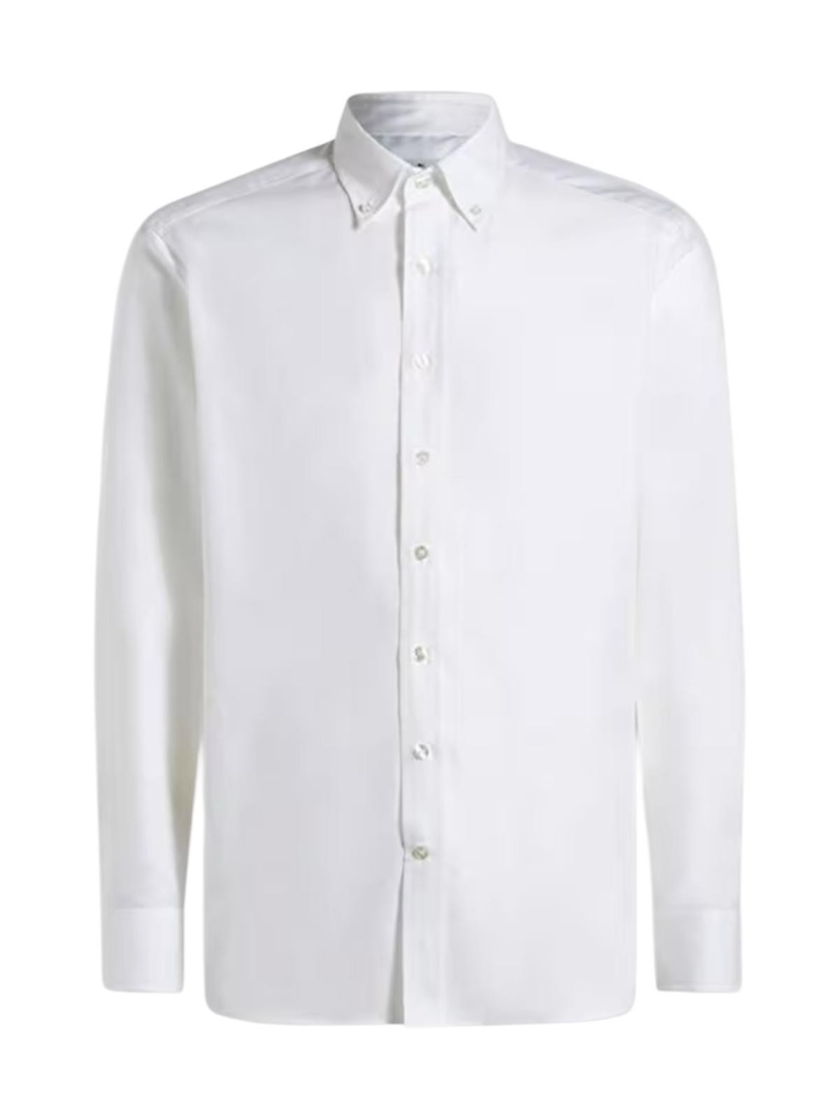 ETRO Camicia Uomo SHIRT ROMA LOGO BD MRIB0004 AV607 W0800 Bianco