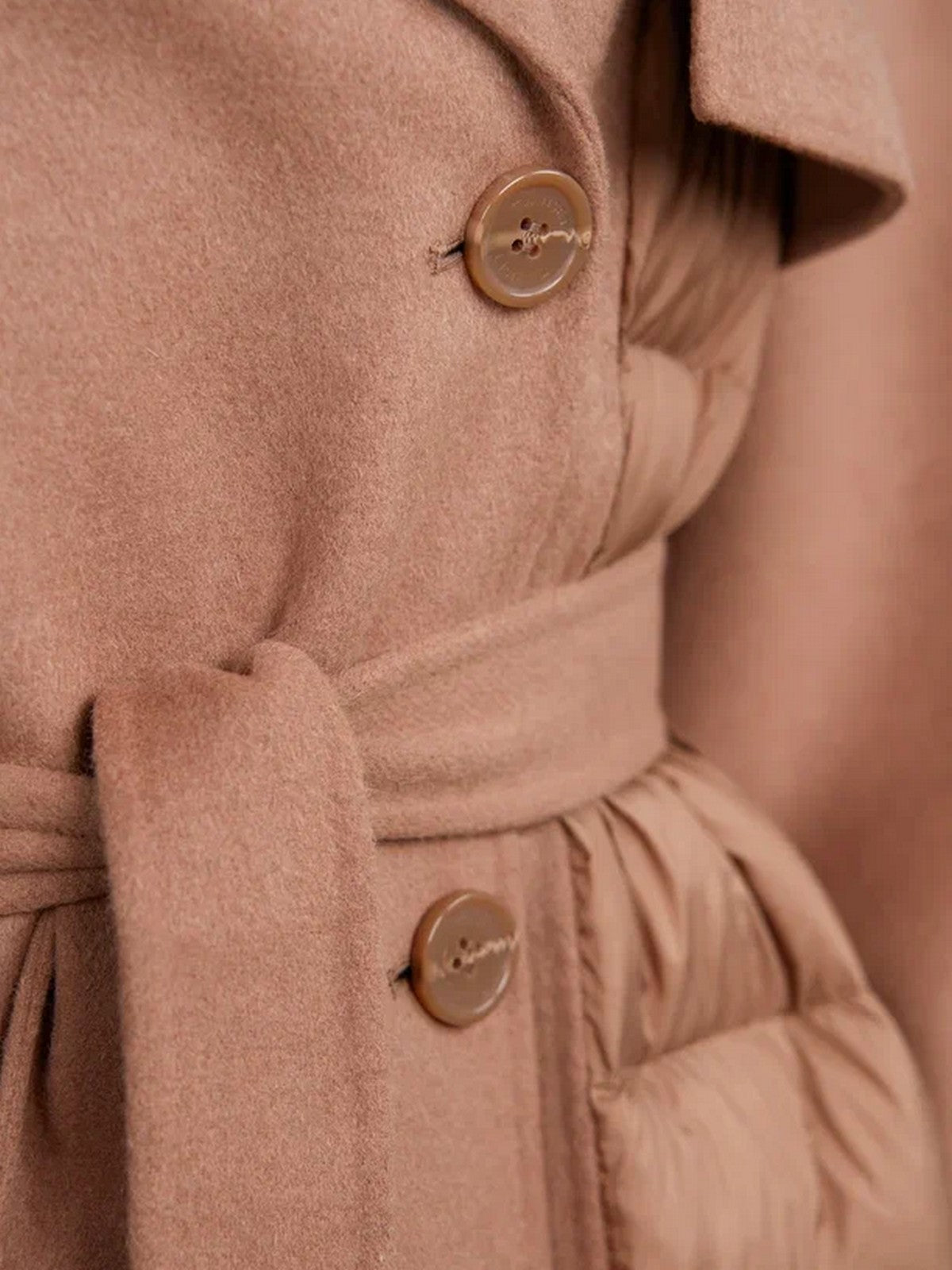 TWINSET Piumino Donna PADDED CITY COATS 252TP2221 11754 SANDY BROWN