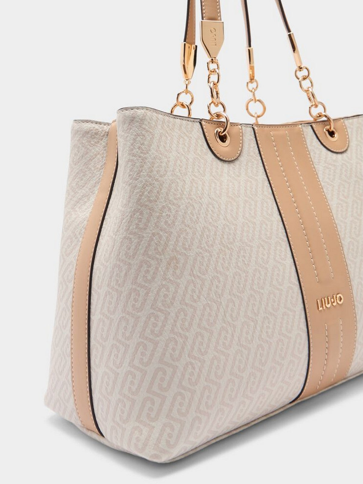 LIU JO ACCESSORIES Borsa Donna AA6104E1118 C3920 Naturale/dk.cipria