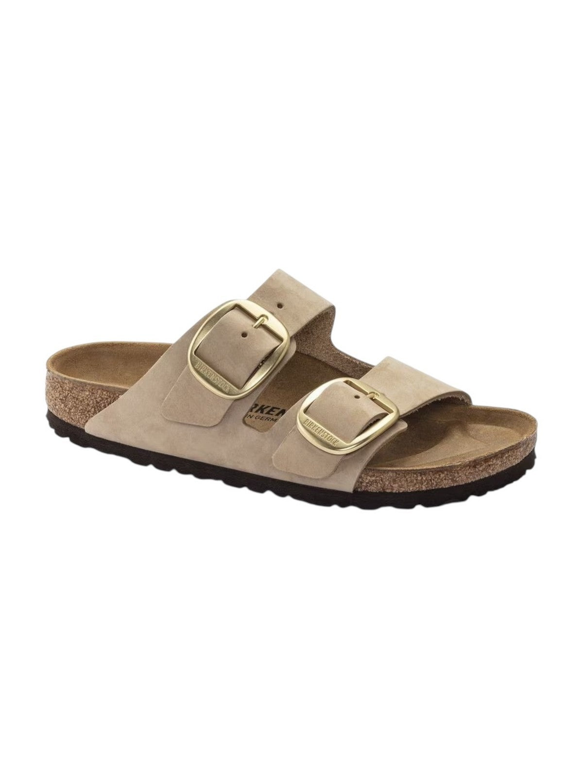 BIRKENSTOCK Sandalo Donna Arizona Big Buckle sandcastle, Nubuck Leather 1024064 Beige gioboutiqueweb