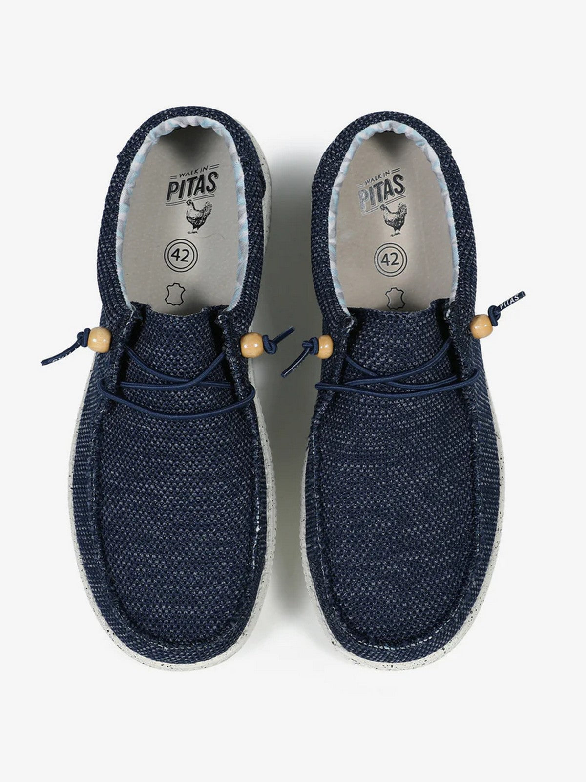 PITAS Mocassino Uomo WP150 W KNITTED PERISCOPE Blu gioboutiqueweb