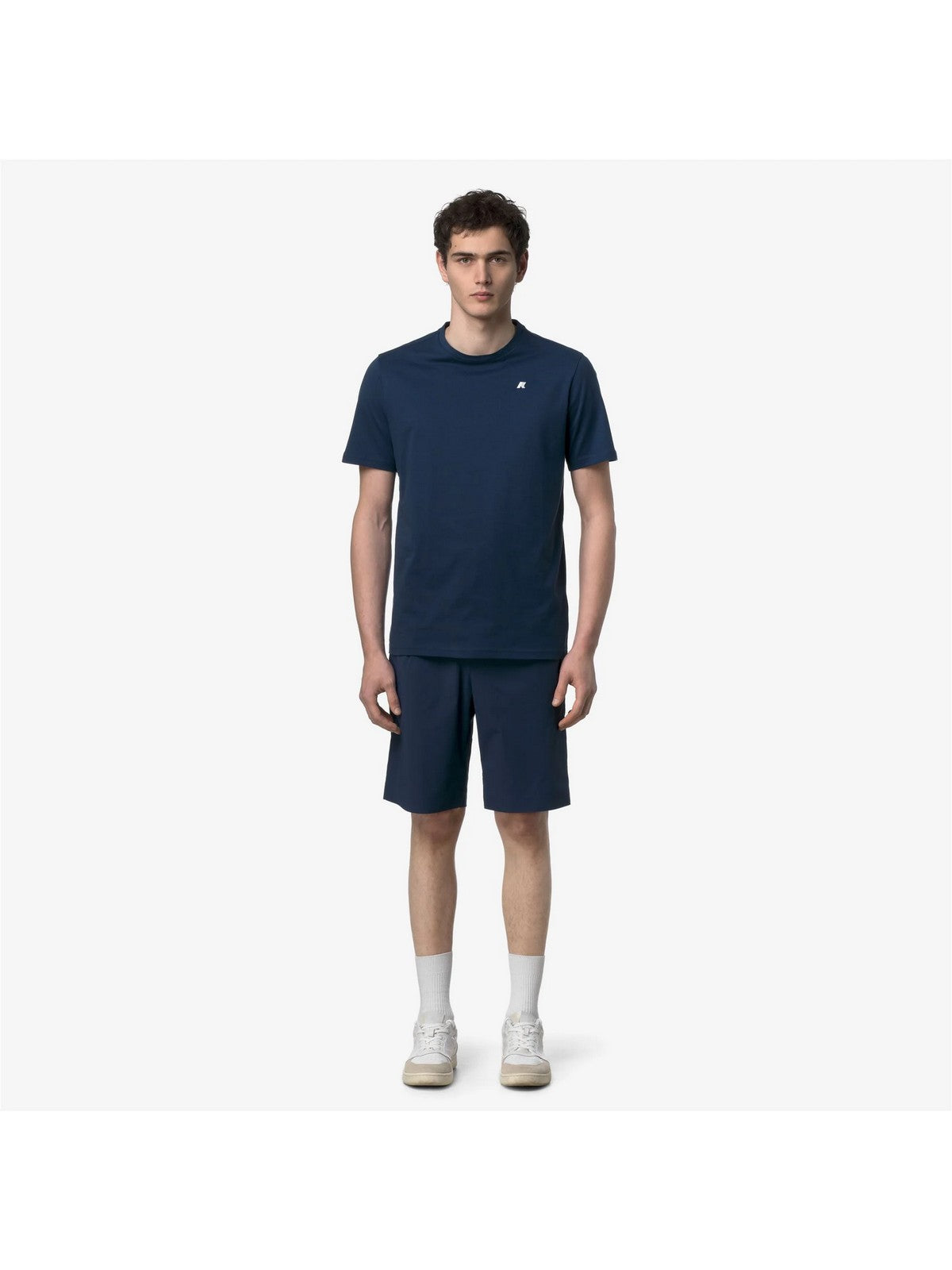 K-WAY T-shirt Uomo ODOM JERSEY K7125UW B67 Blue Insignia