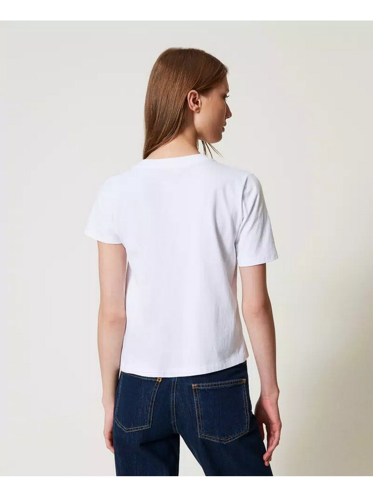 TWINSET T-shirt Donna 251TP2640 00001 Bianco gioboutiqueweb
