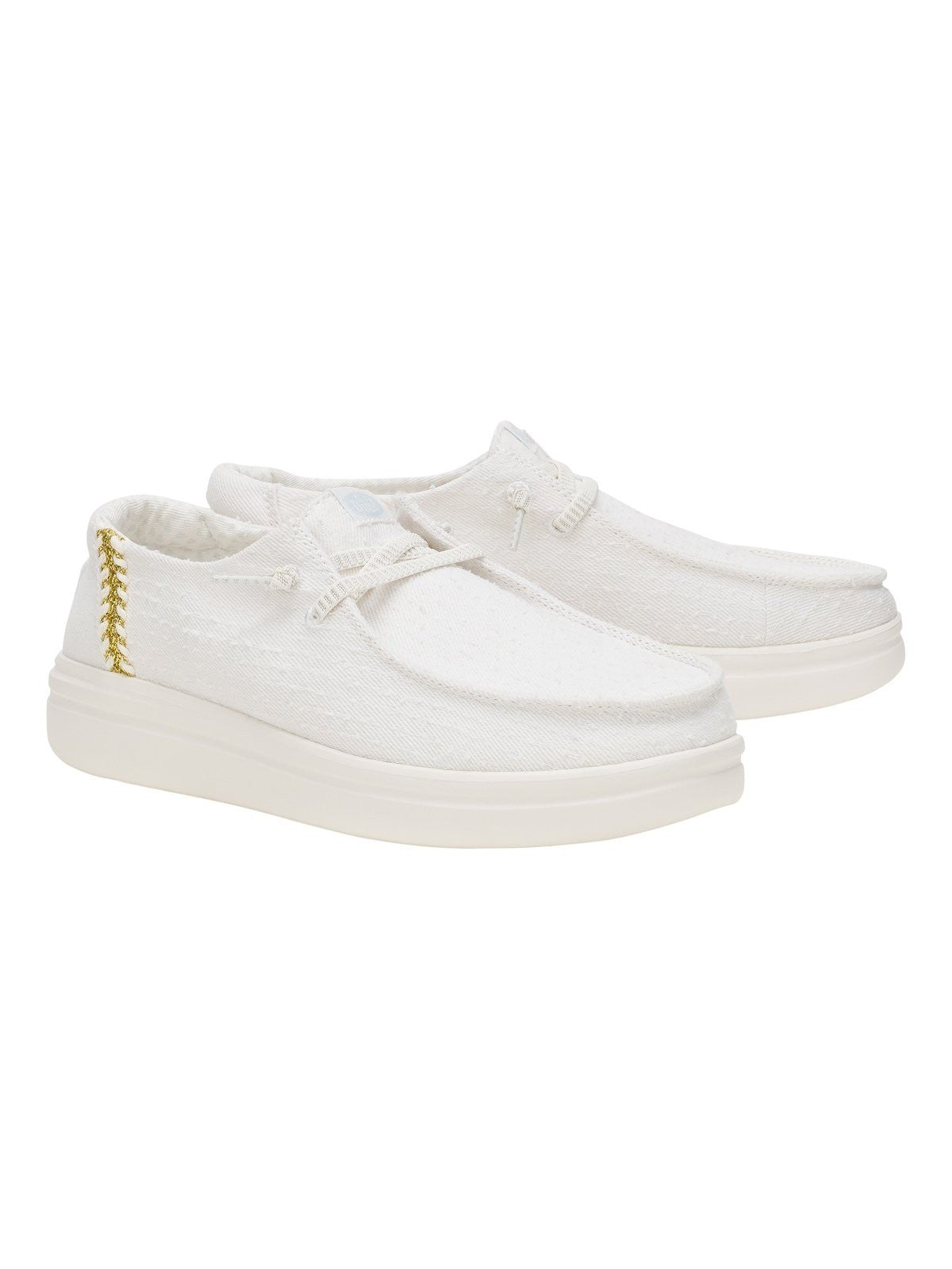 HEY DUDE Mocassino Donna HD.43682 100 WHITE gioboutiqueweb
