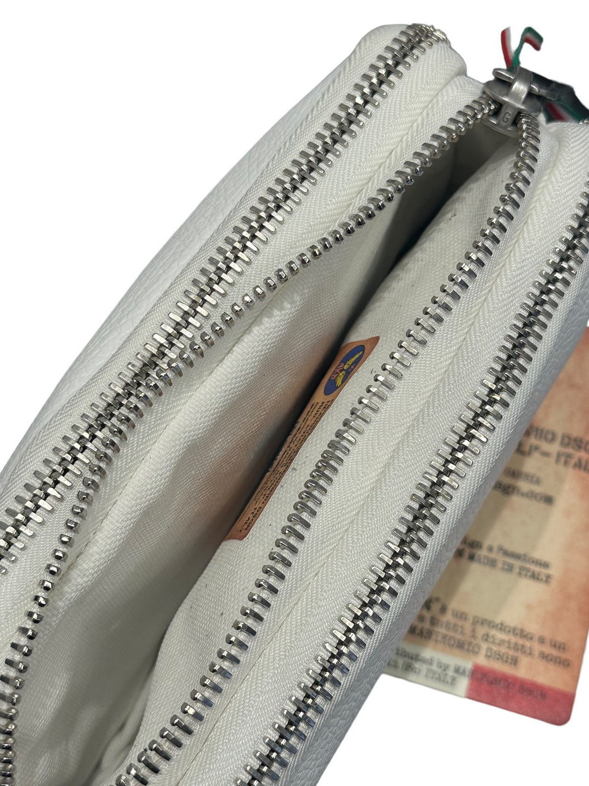 Manikomio dsgn clutch bag man borbello clutch PM02 white