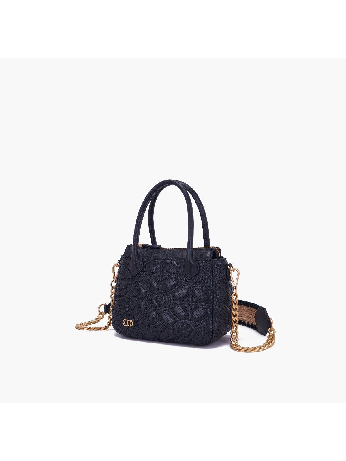 Carrie Women's Bag 141p-LS-292-Lea Bla Nero