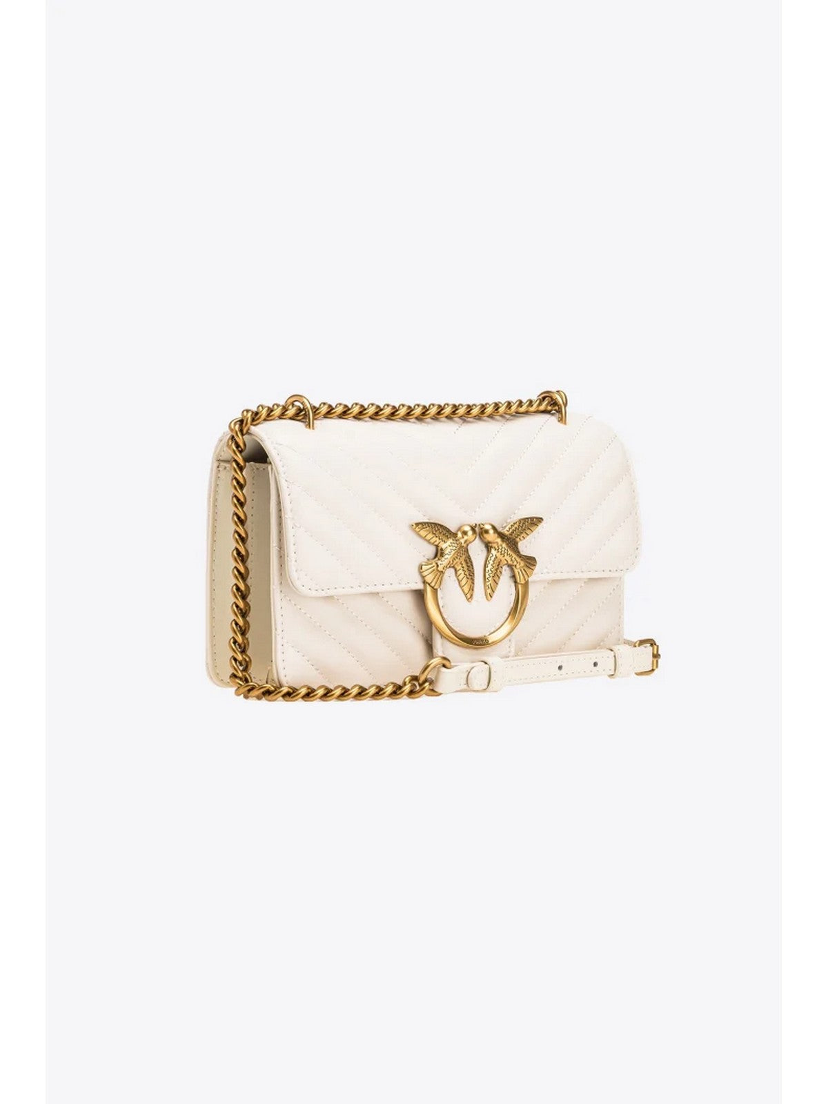 PINKO Borsa Donna Love one mini 100074-A0GK Z14Q Bianco gioboutiqueweb