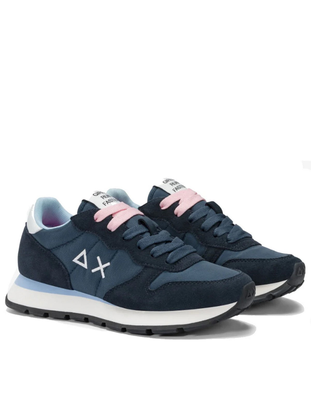 SUN68 Sneaker Donna Ally solid nylon Z35201 07 Blu gioboutiqueweb