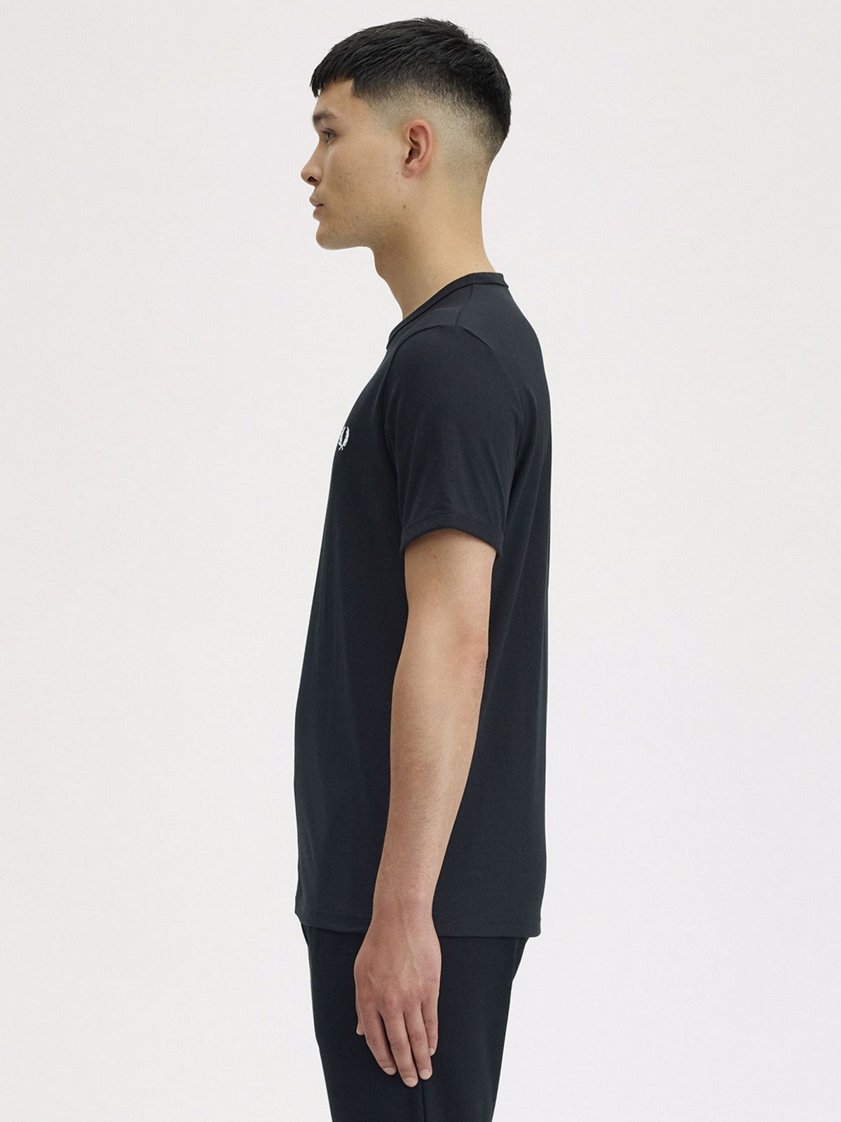 FRED PERRY T-shirt Uomo FP RINGER T-SHIRT FP-M3519-57 102 BLACK