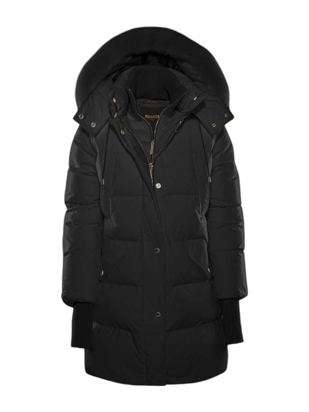 MOORER Piumino Donna Talassa-stp MODGI300008 U0001 Nero gioboutiqueweb