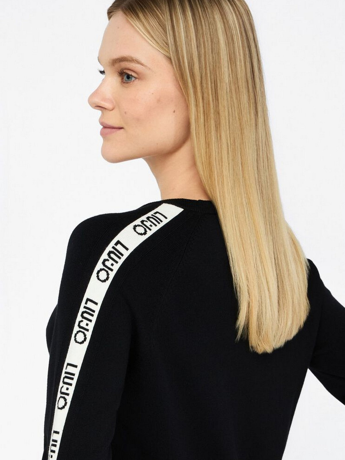 LIU JO SPORT Abito Donna TF5288MS63L 03N66 Nero/bianco latte