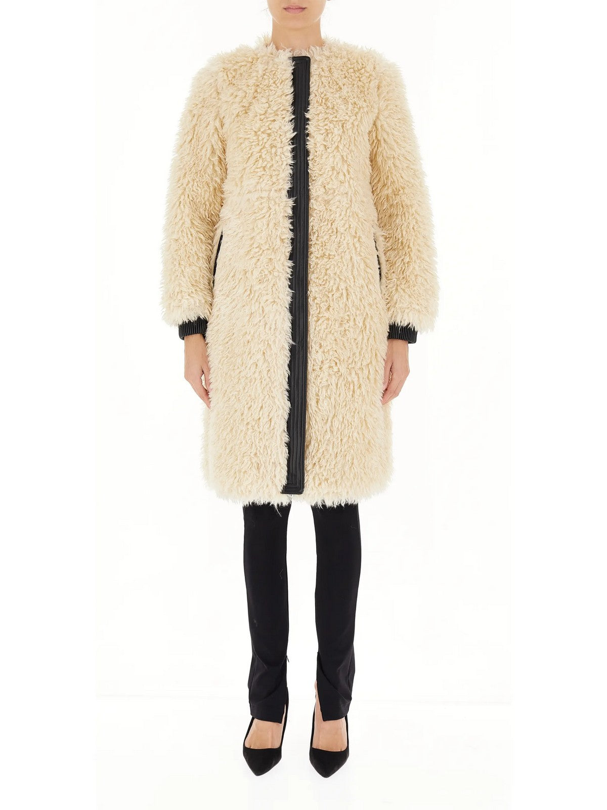 PATRIZIA PEPE Cappotto Donna 2O0140 E054 J4C6 Bianco gioboutiqueweb