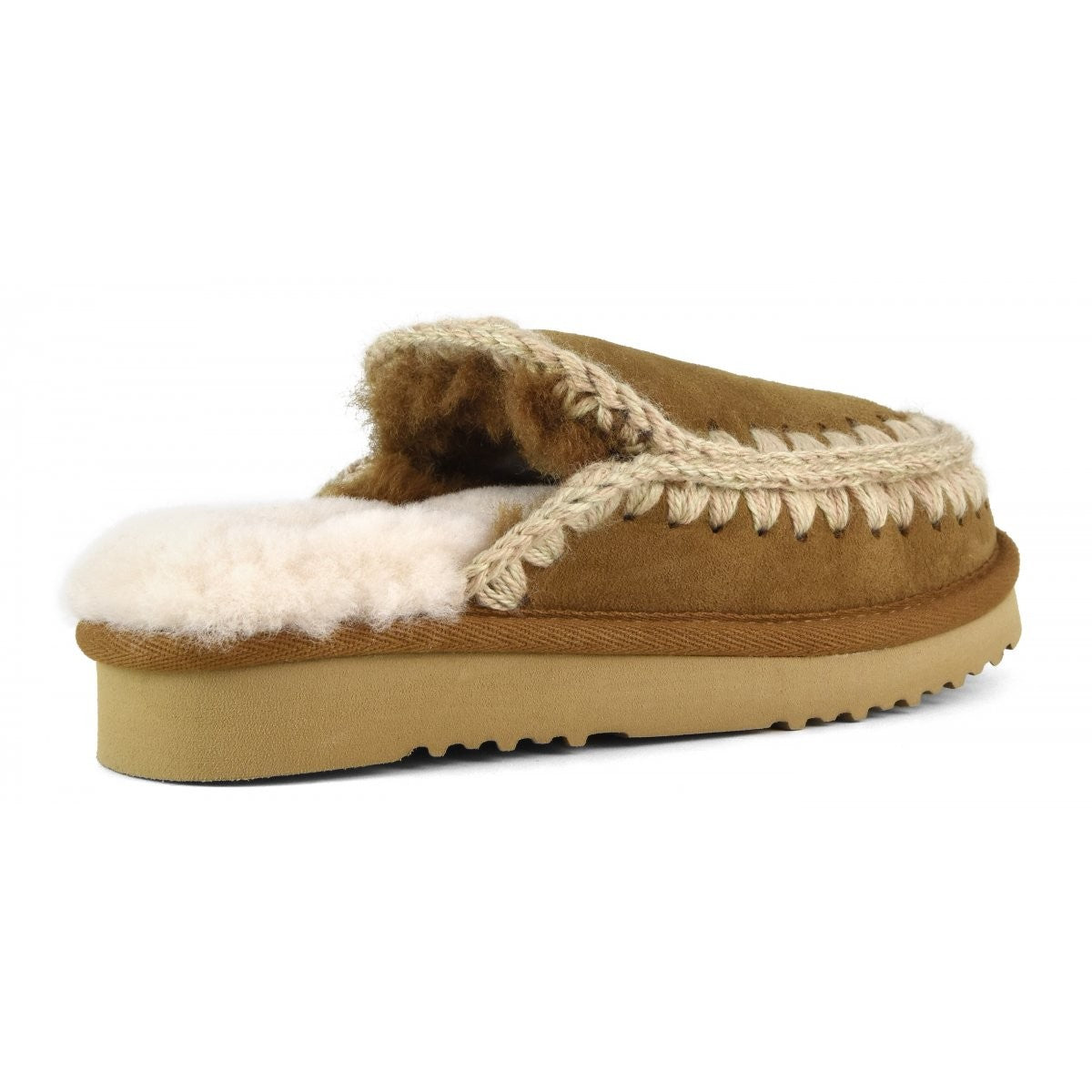 MOU Ciabatta Donna Eskimo slipper MU.FW101125A COG COGNAC