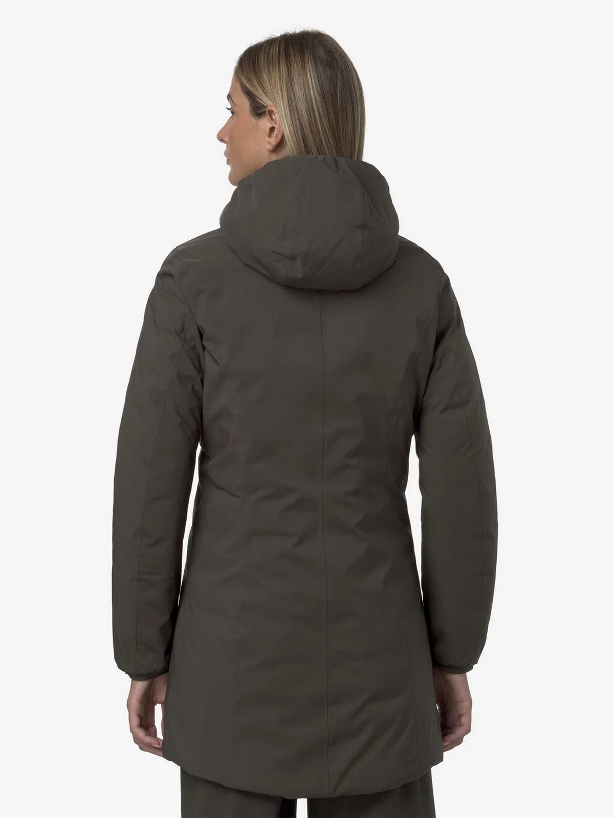 K-WAY Giubbino Donna DENISE ST THERMO DOUBLE K8134CW B42 Black Olive - Green