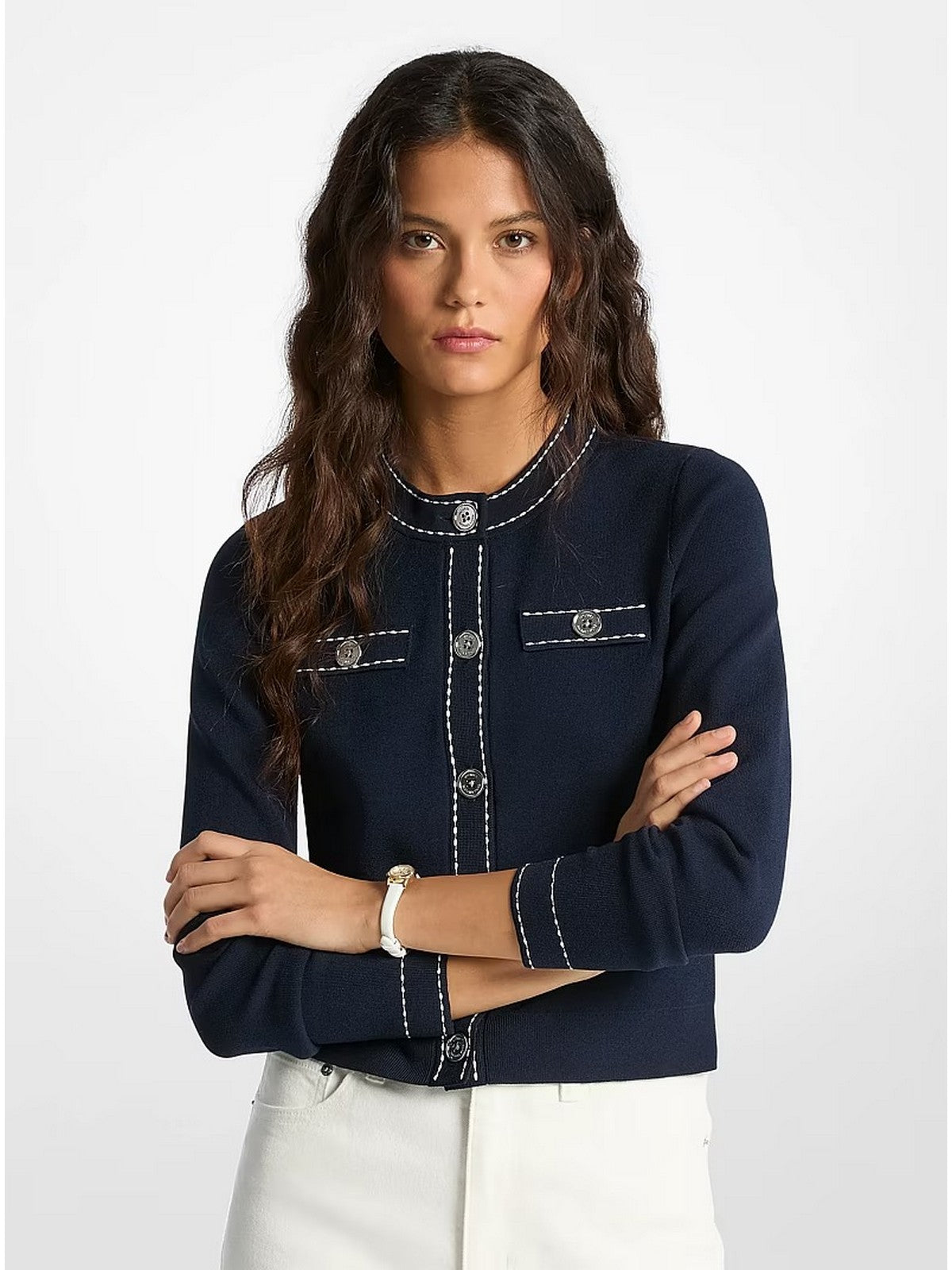 MICHAEL KORS Cardigan Donna MR661EW33D 409 MIDNIGHTBLUE