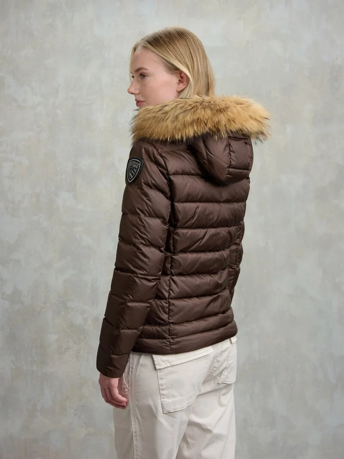 BLAUER Piumino Donna ARCADIA 25WBLDC03099 A06047 365EI CASTAGNA int. BEIGE 301