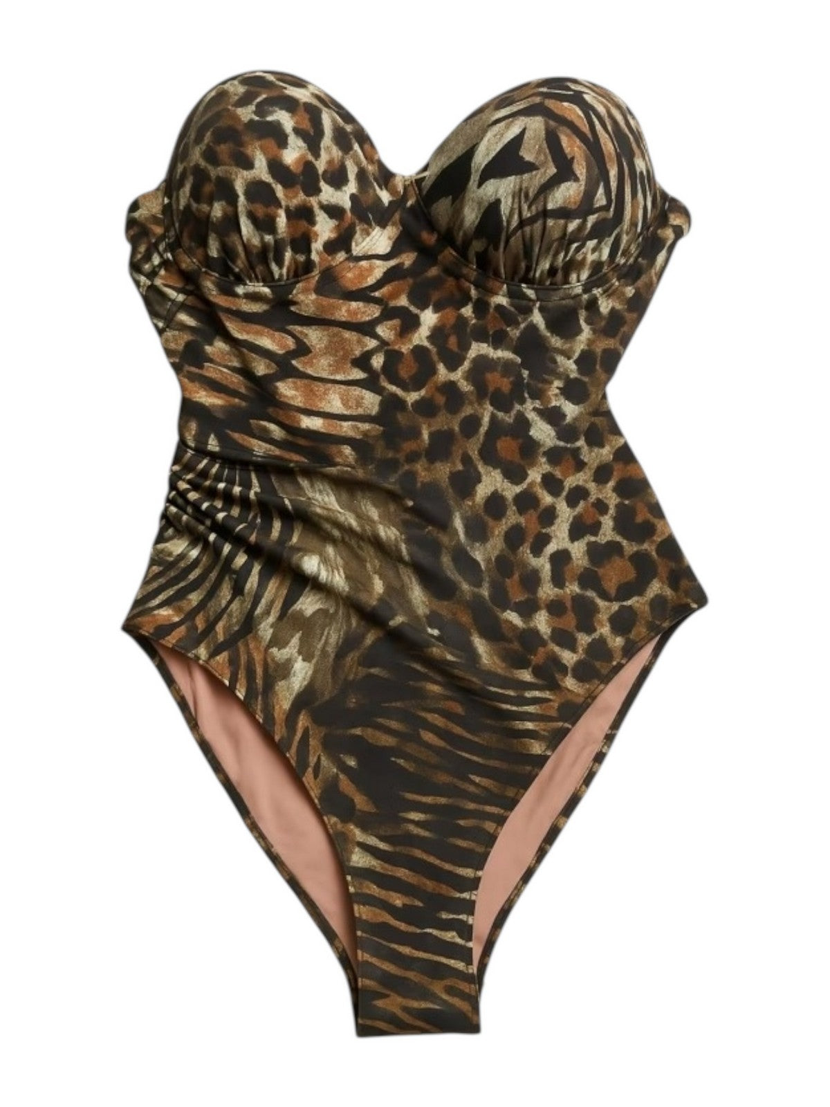 GUESS BEACHWEAR Costume da bagno Donna E5GJ09 KCRJ2 P1LI BUTTERFLY LEOPARD AO
