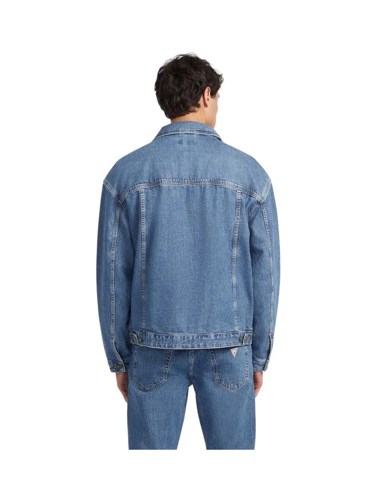 GUESS Giubbino Uomo GJ MENS OVERSIZE TRUCKER JACKE M4YN38 D5DO2 GAM1 GJ ARTISTIC MEDIUM W gioboutiqueweb