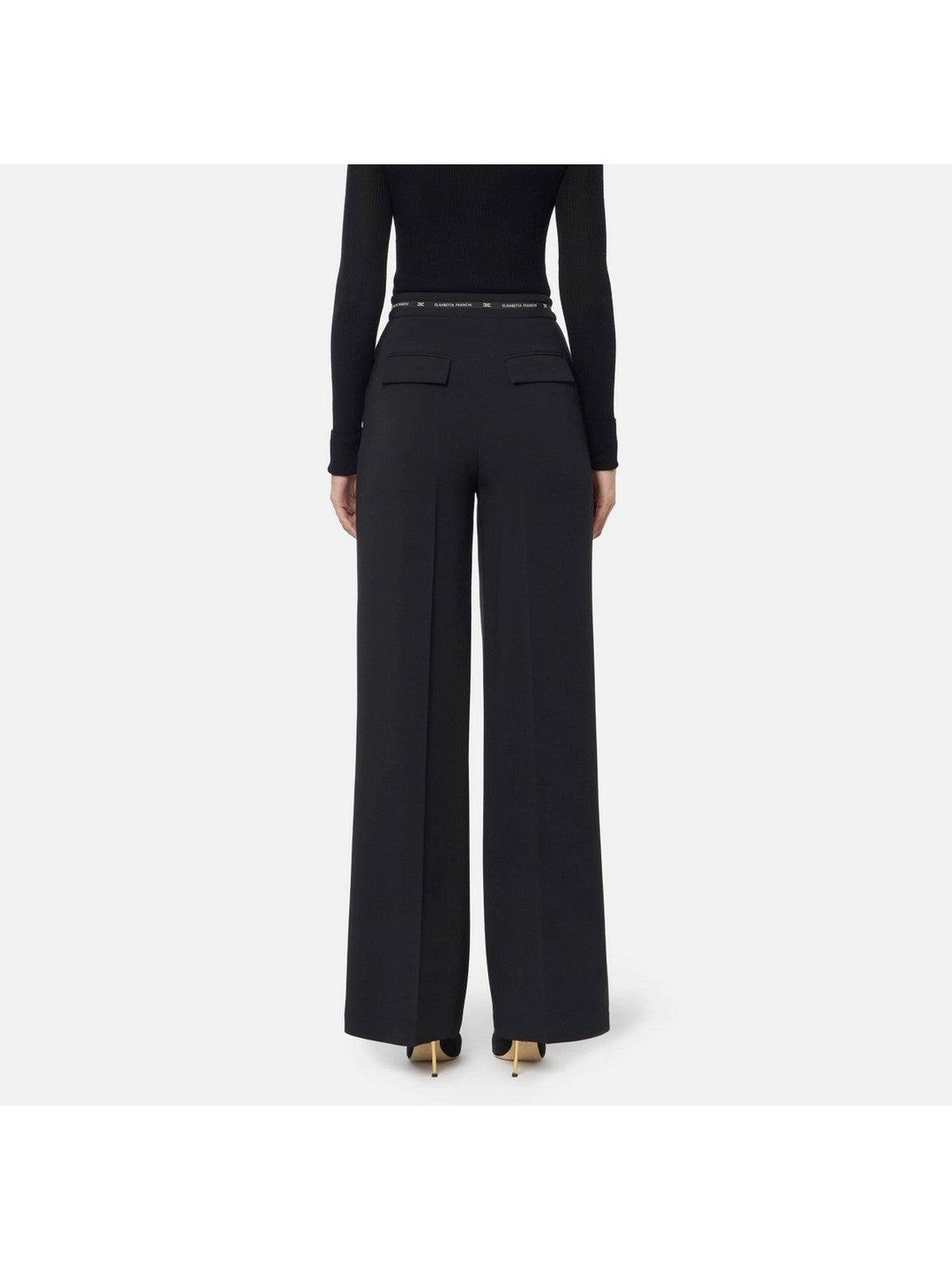 ELISABETTA FRANCHI Pantalone Donna PA10356E2 110 Nero gioboutiqueweb