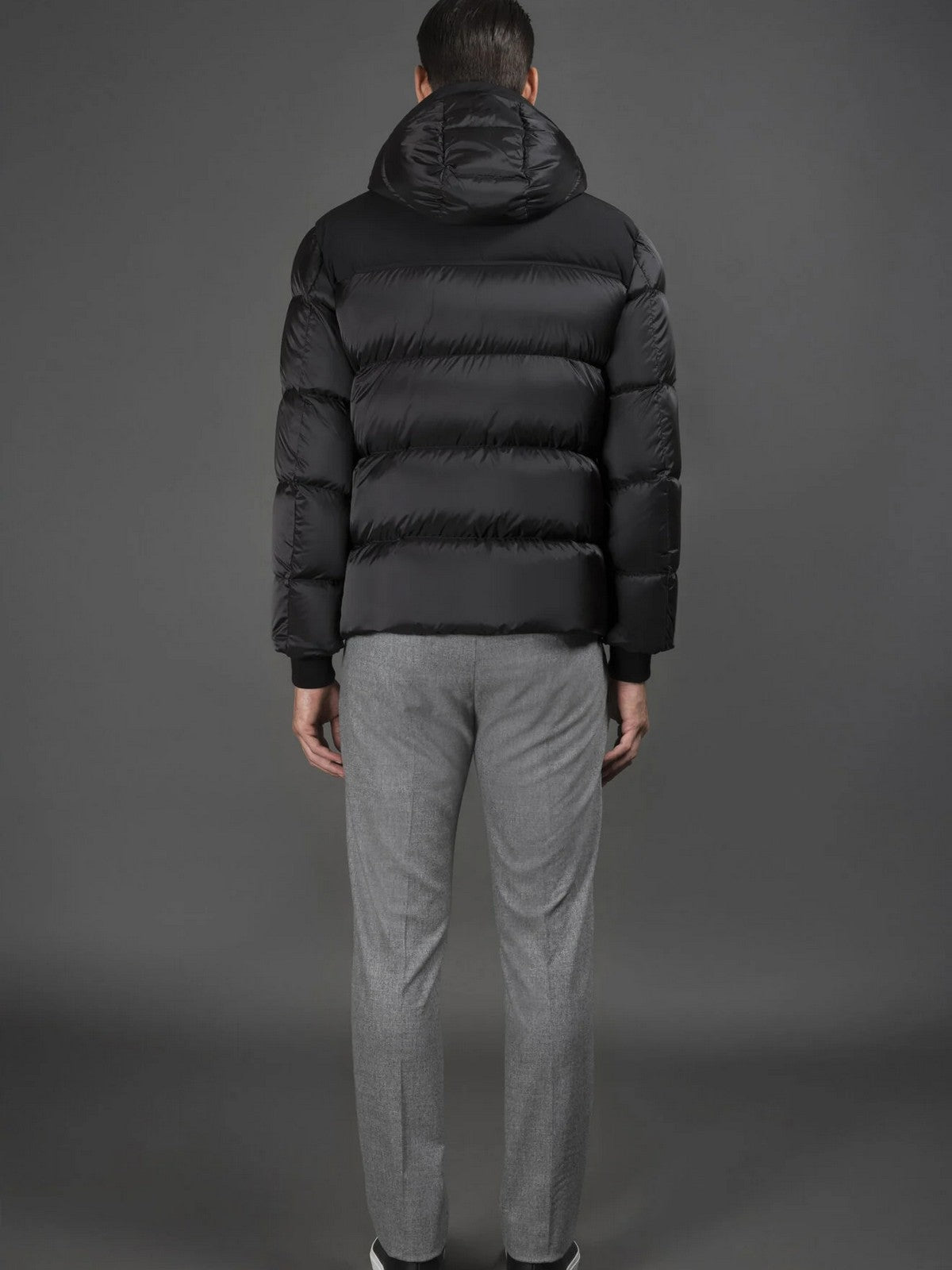 MOORER Piumino Uomo JAKE-SHK MOUBO100161 TEPA206 U0005 NERO/NERO