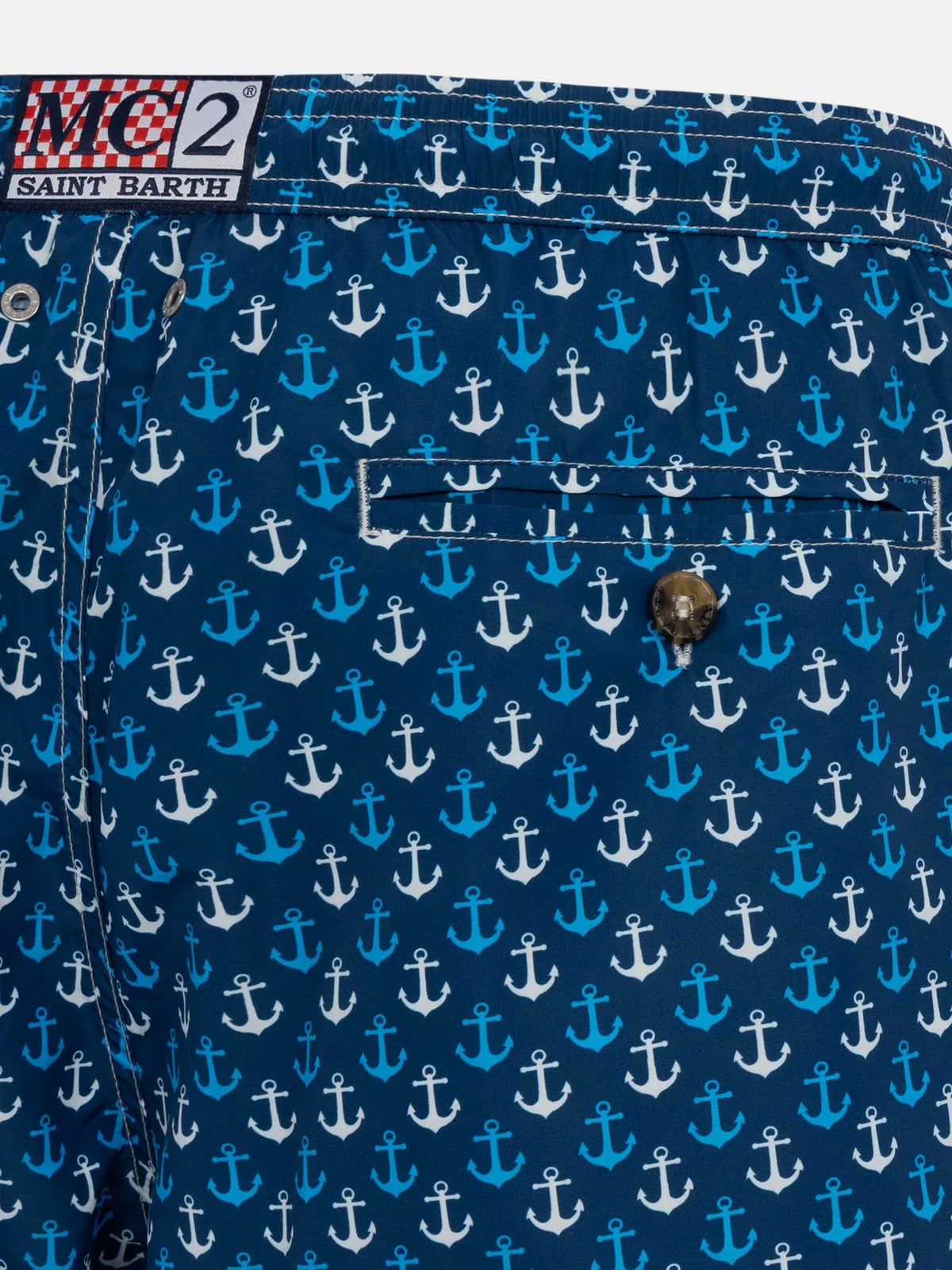 MC2 SAINT BARTH Costume da bagno Uomo LIGHTING MICRO FANTASY 02058L ANCHOR SEA 61
